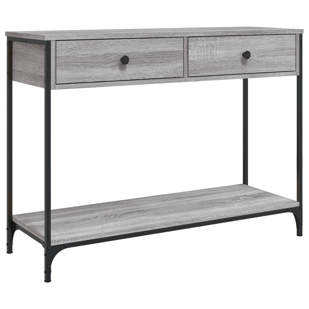 vidaXL Beistelltisch Konsolentisch Grau Sonoma 100x34,5x75 günstig online kaufen
