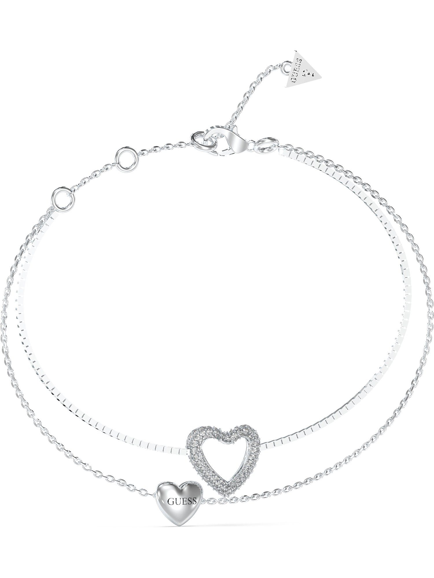 Guess Edelstahlarmband Guess Damen-Armband Edelstahl, Trendig