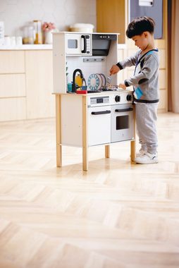 Hape Spielküche Moderne Smart-Home-Küche Holz, Kunststoff, Metall, mit Licht- & Soundeffekt