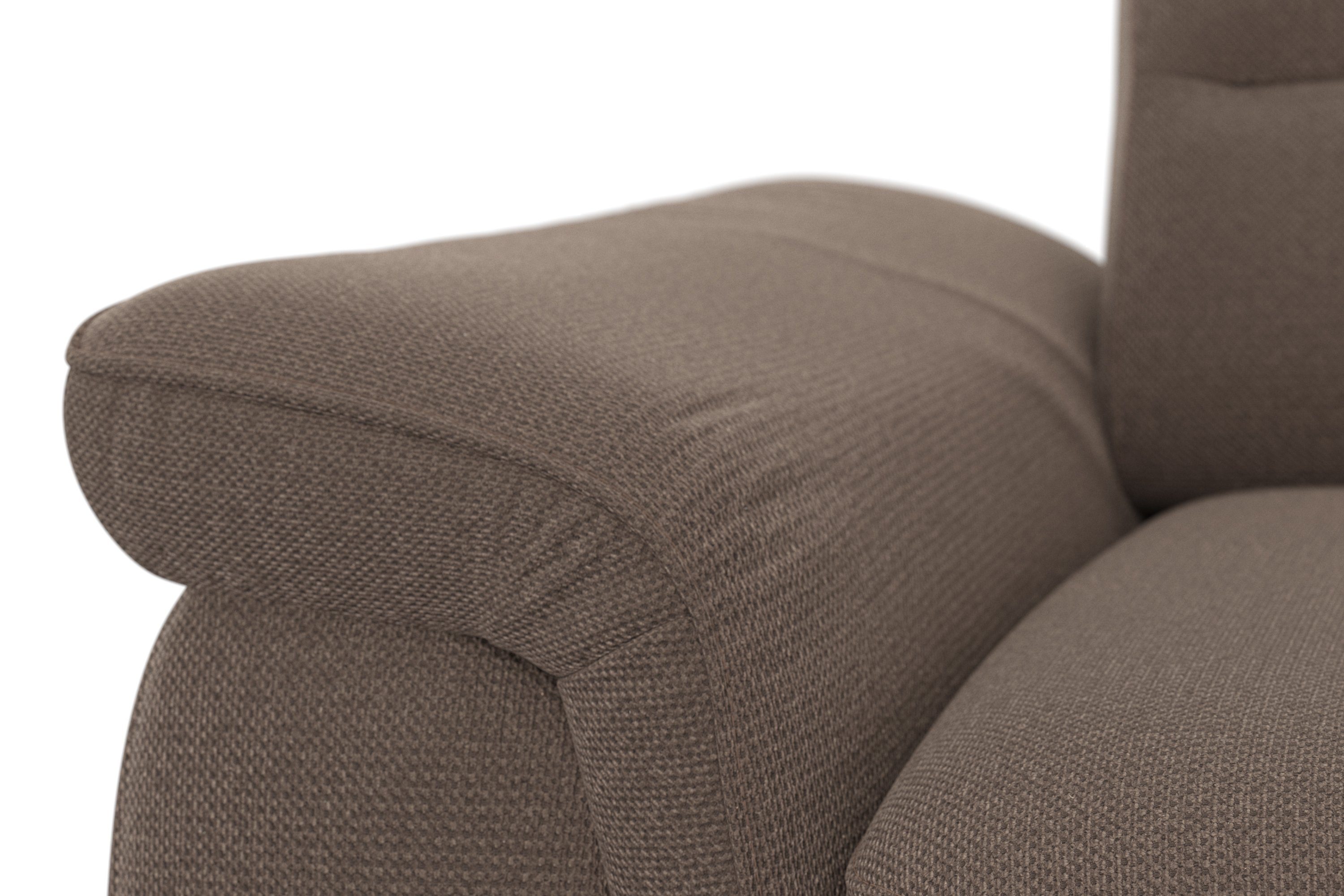 sit&more Ecksofa Sinatra, mit Recamiere, optional Armteilfunktion mit Kopfteilverstellung und