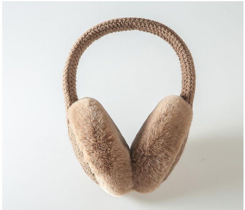 für und Ohrenschützer L.Ru UG Damen Ohrenwärmer faltbare Gehörschutz, Herbst- (1-St) Winter-Frostschutz-Ohrenschützer