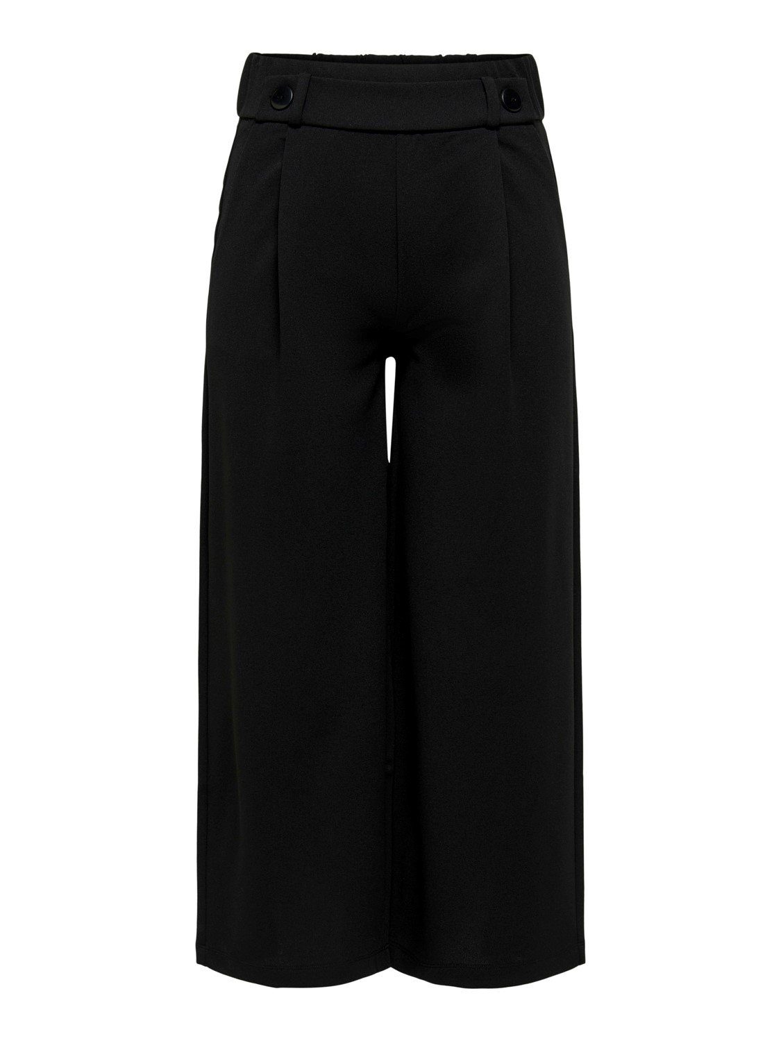 JACQUELINE de YONG Stoffhose Hose Wide Fit Ankle Pants Flare Culotte Cropped Pants (1-tlg) 2658 in Schwarz