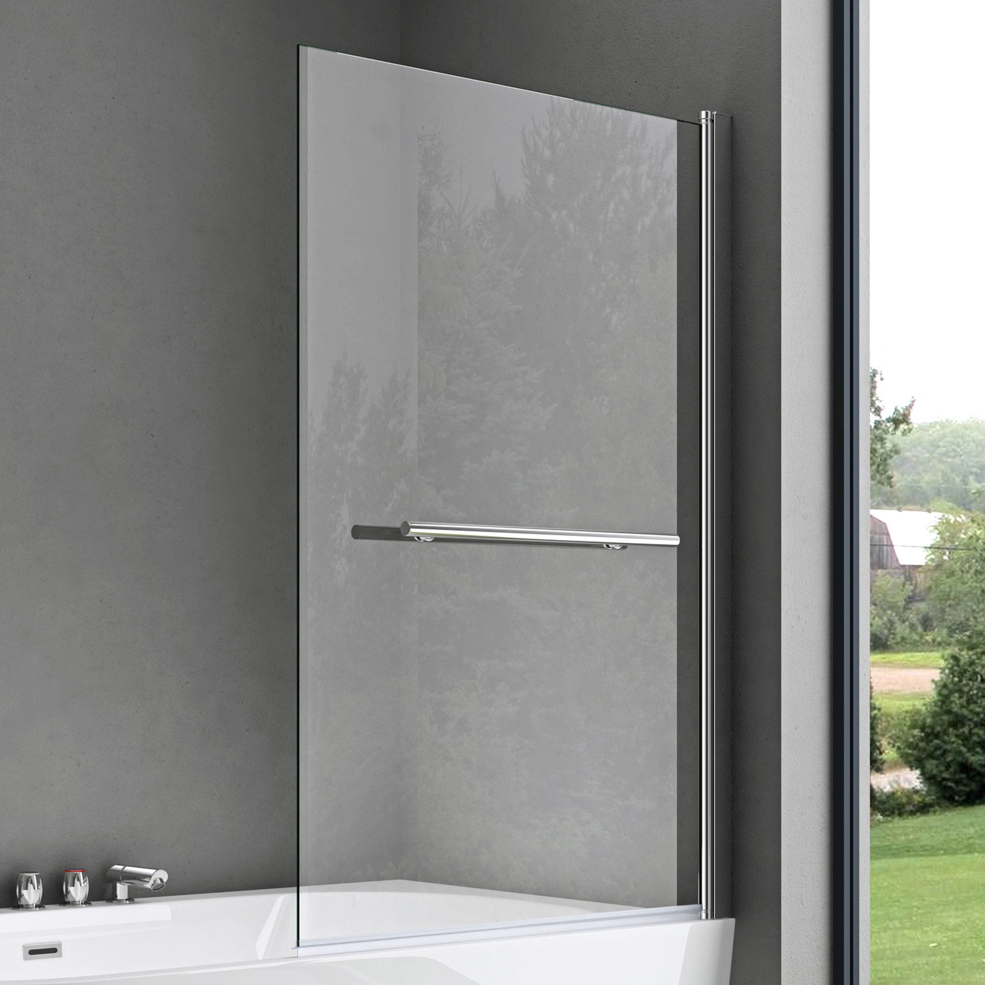 doporro Badewannenaufsatz Badewannenaufsatz Duschwand für Badewanne günstig online kaufen