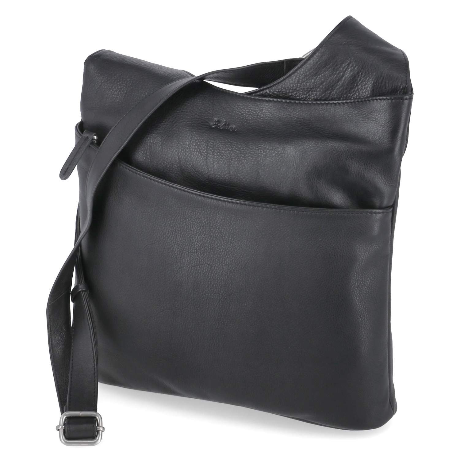 Beliana Handtasche Beliana BEL5305-01 Damen Umhängetaschen Glattleder schwarz