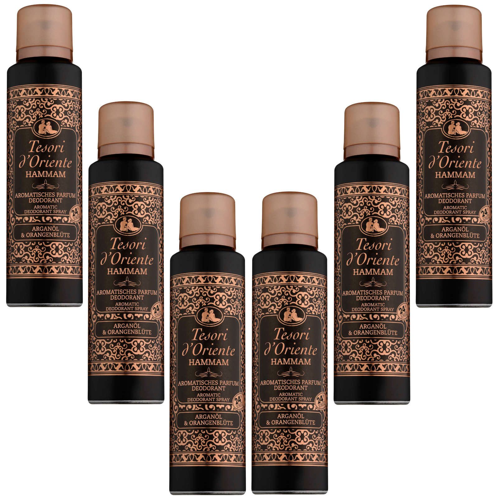 Deo-Spray Aromatisches Parfum Hammam 6 x 150 ml