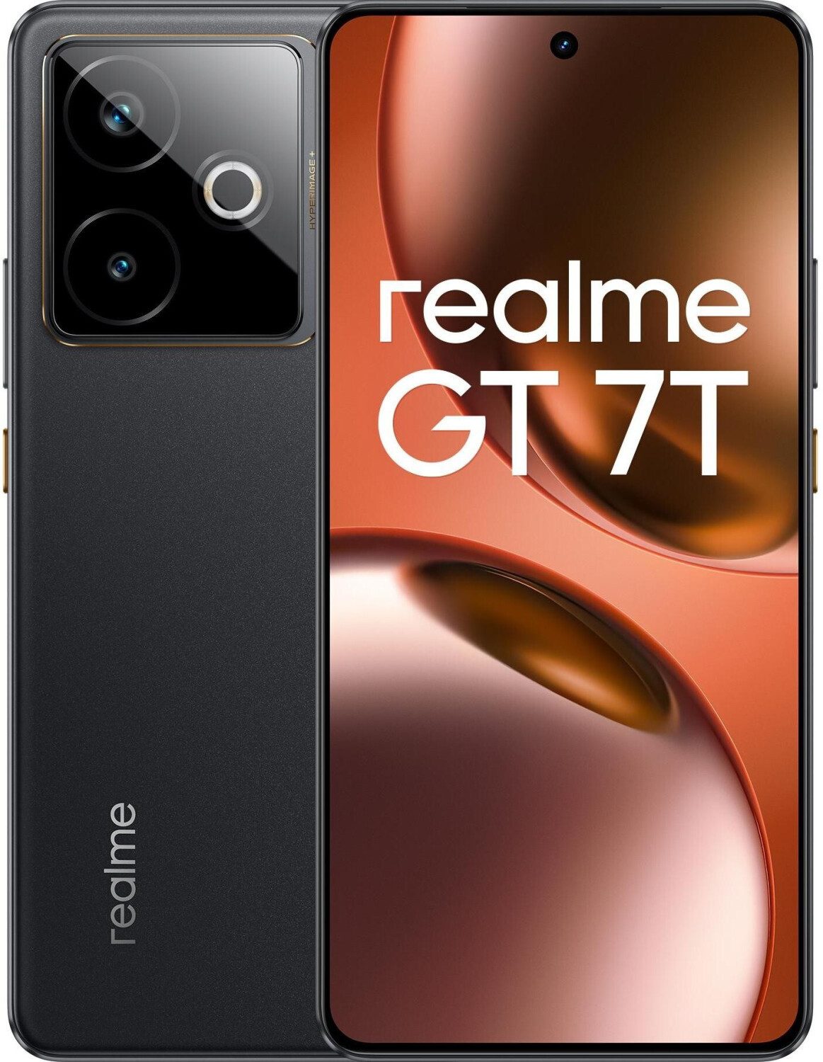 Realme GT 7T 5G 256 GB / 12 GB - Smartphone - icesense black Smartphone (6,8 Zoll)