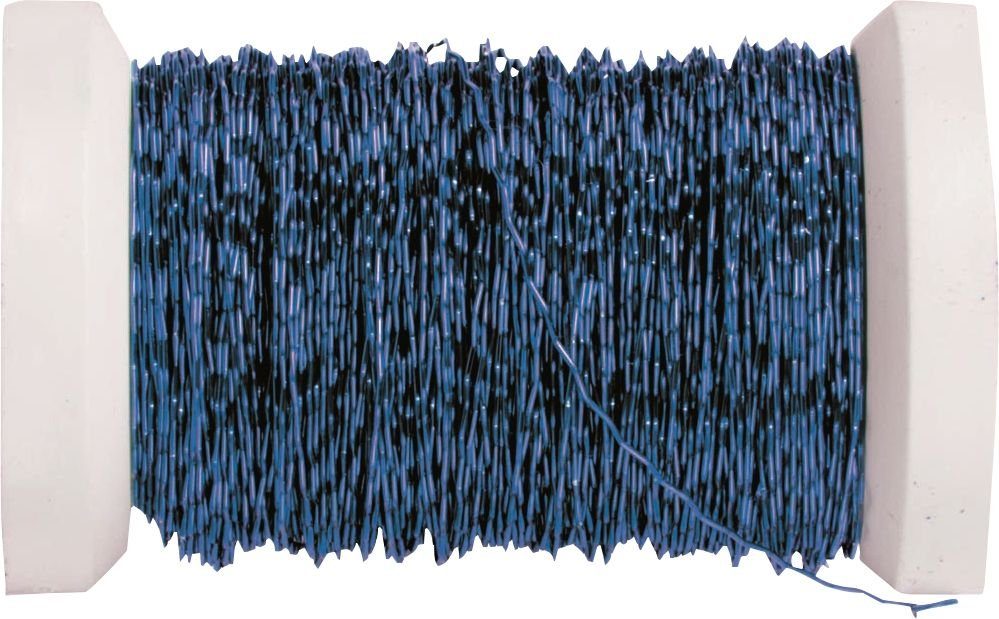 Thumbnail - Glorex Bastelnaturmaterial Glorex Effektdraht blau, 0,3 mm