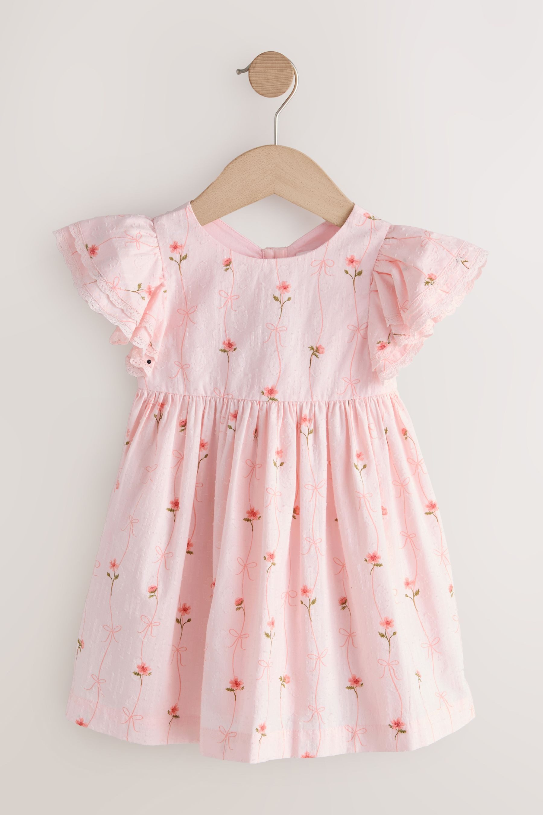 Blusenkleid Kleid mit Engelsärmeln