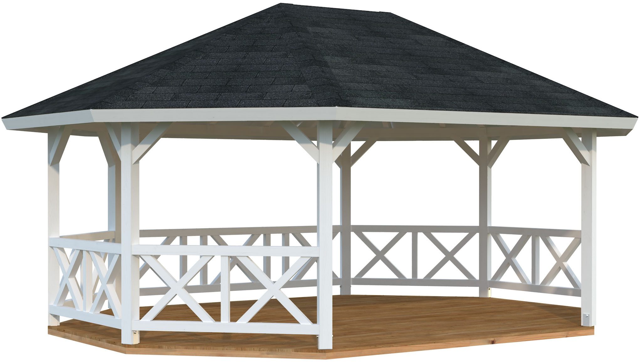 Palmako Holzpavillon Betty, BxTxH: 551x700x362 cm