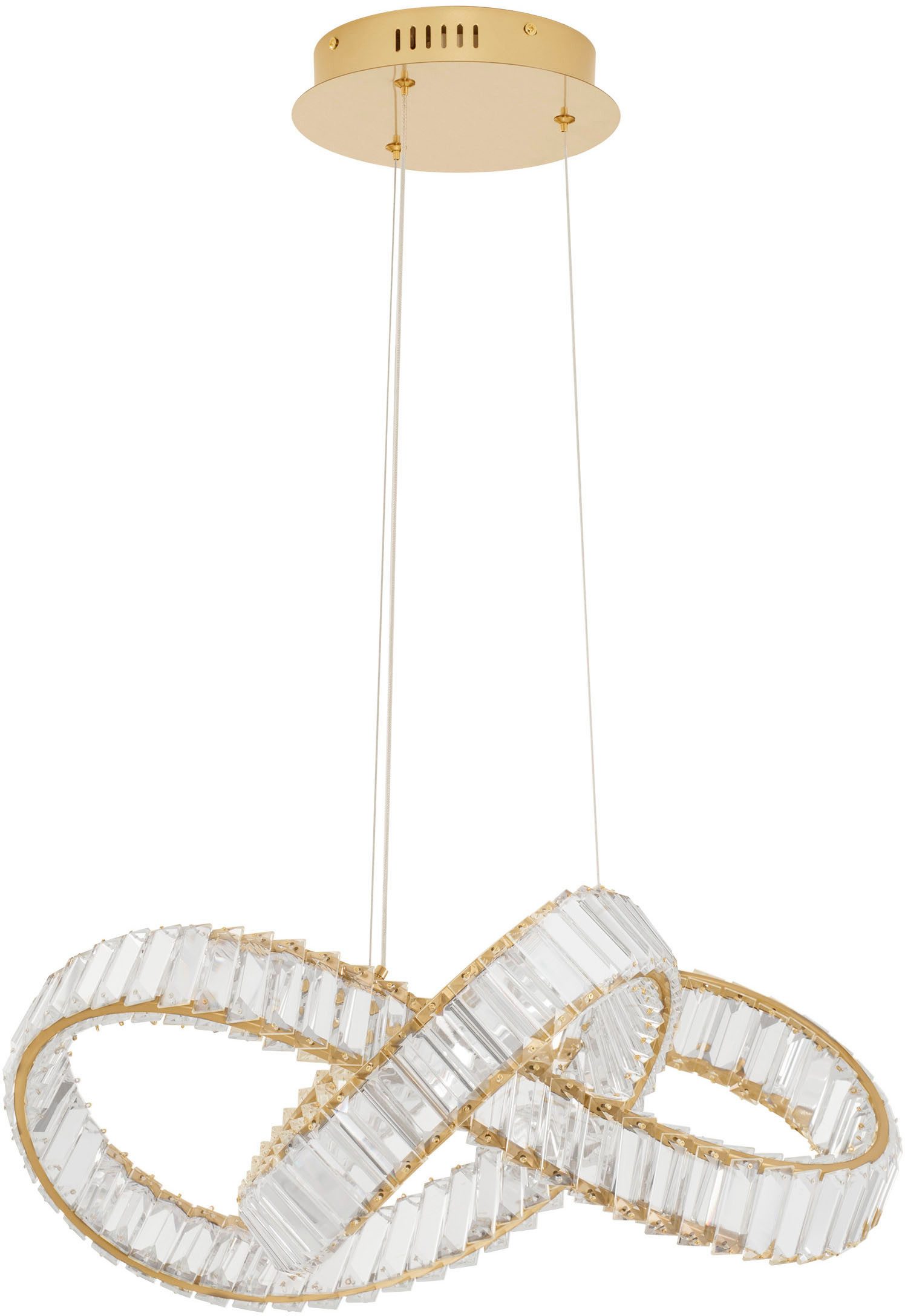 Nova Luce LED-Hängeleuchte CONCETO, Dimmfunktion, LED fest integriert, Warmweiß