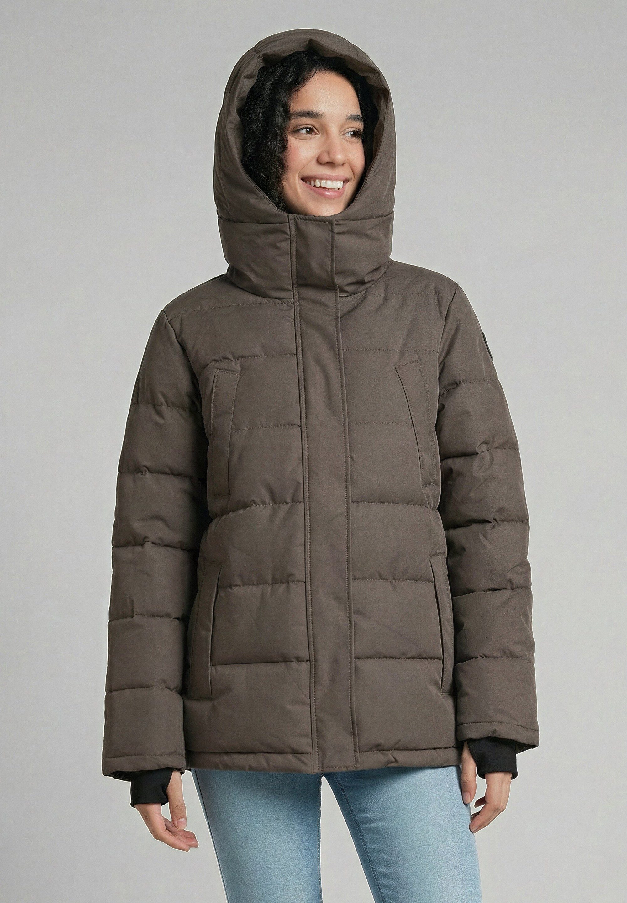 Derbe Winterjacke Sonholm Wärmende Steppjacke mit Kapuze