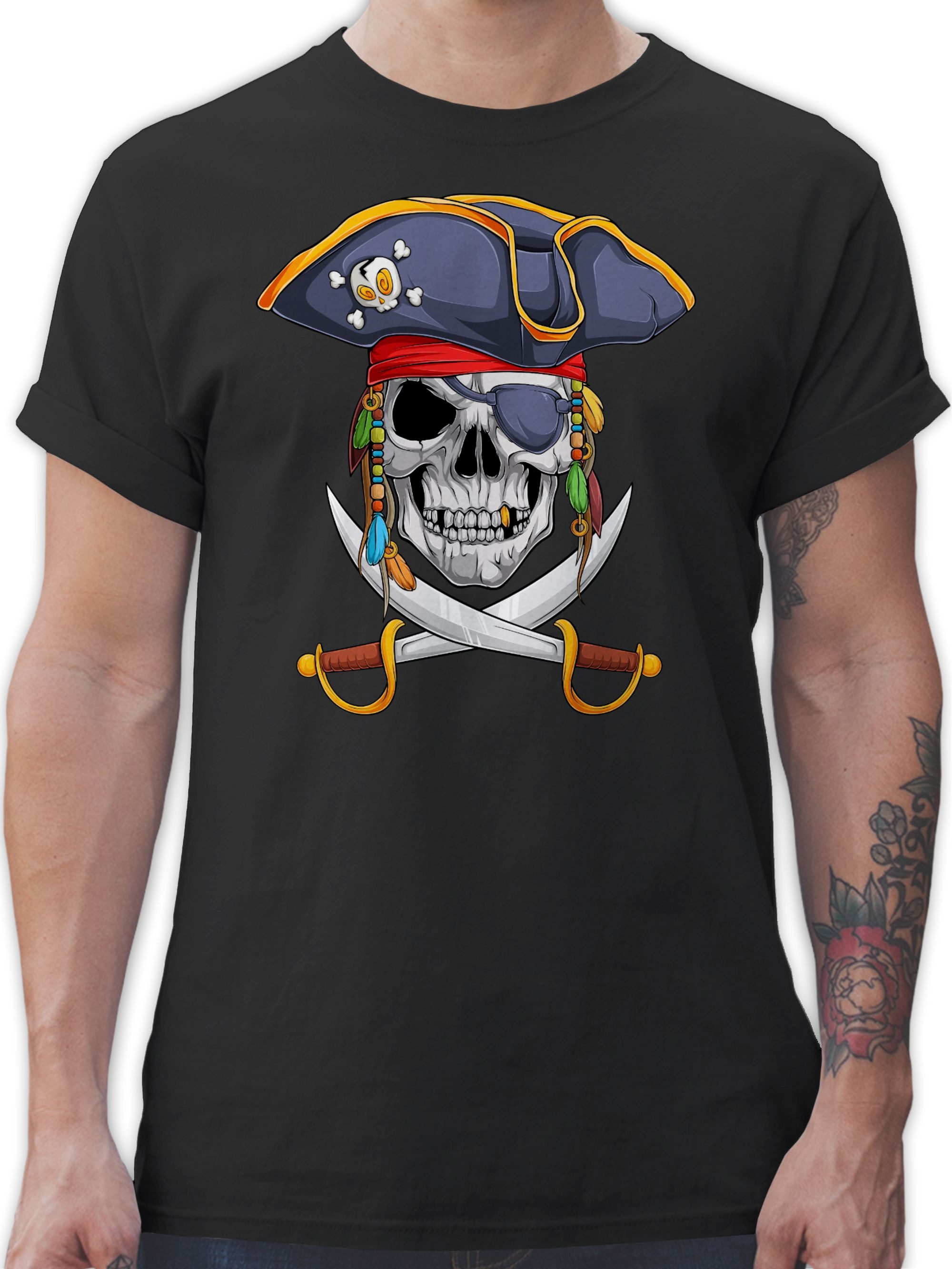 Shirtracer T-Shirt Pirat, Piraten, Pirates, Seeräuber, Freibeuter Pirat