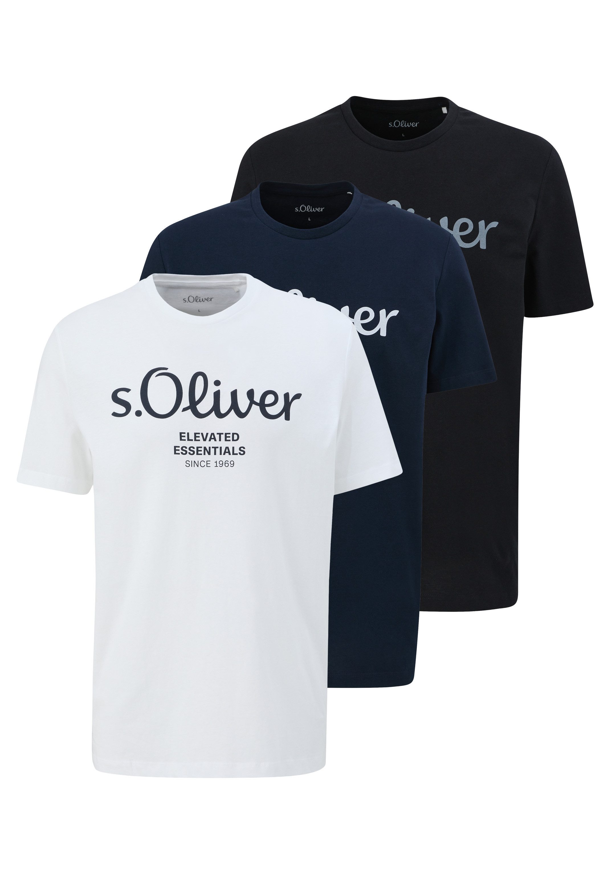 T-Shirt 3er Pack Basic