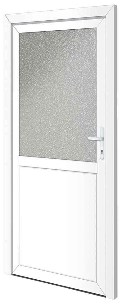 RORO Türen & Fenster Nebeneingangstür OTTO 23, BxH: 88x198 cm, weiß, ohne Griffgarnitur, inklusive Türrahmen