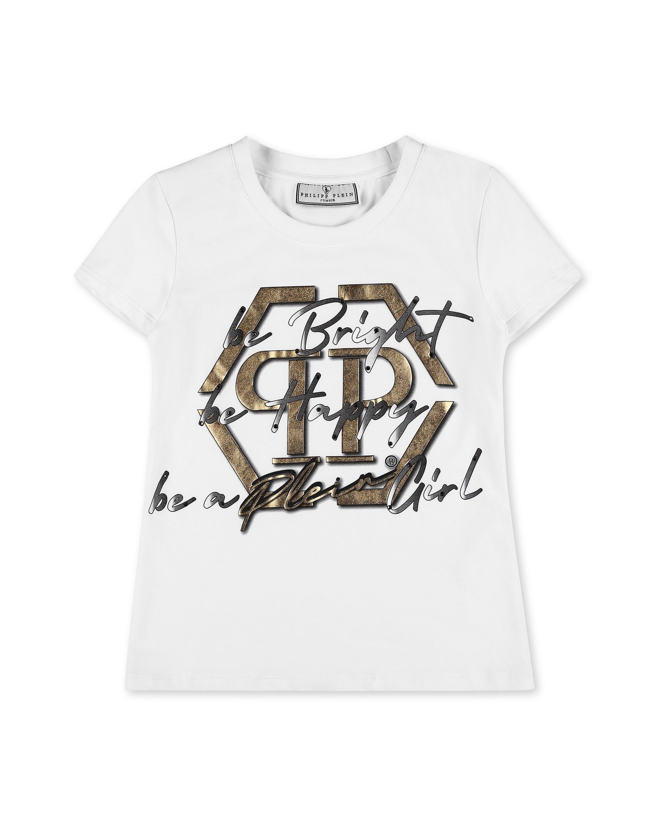 PHILIPP PLEIN T-Shirt T-Shirt Rundhalsausschnitt Ss