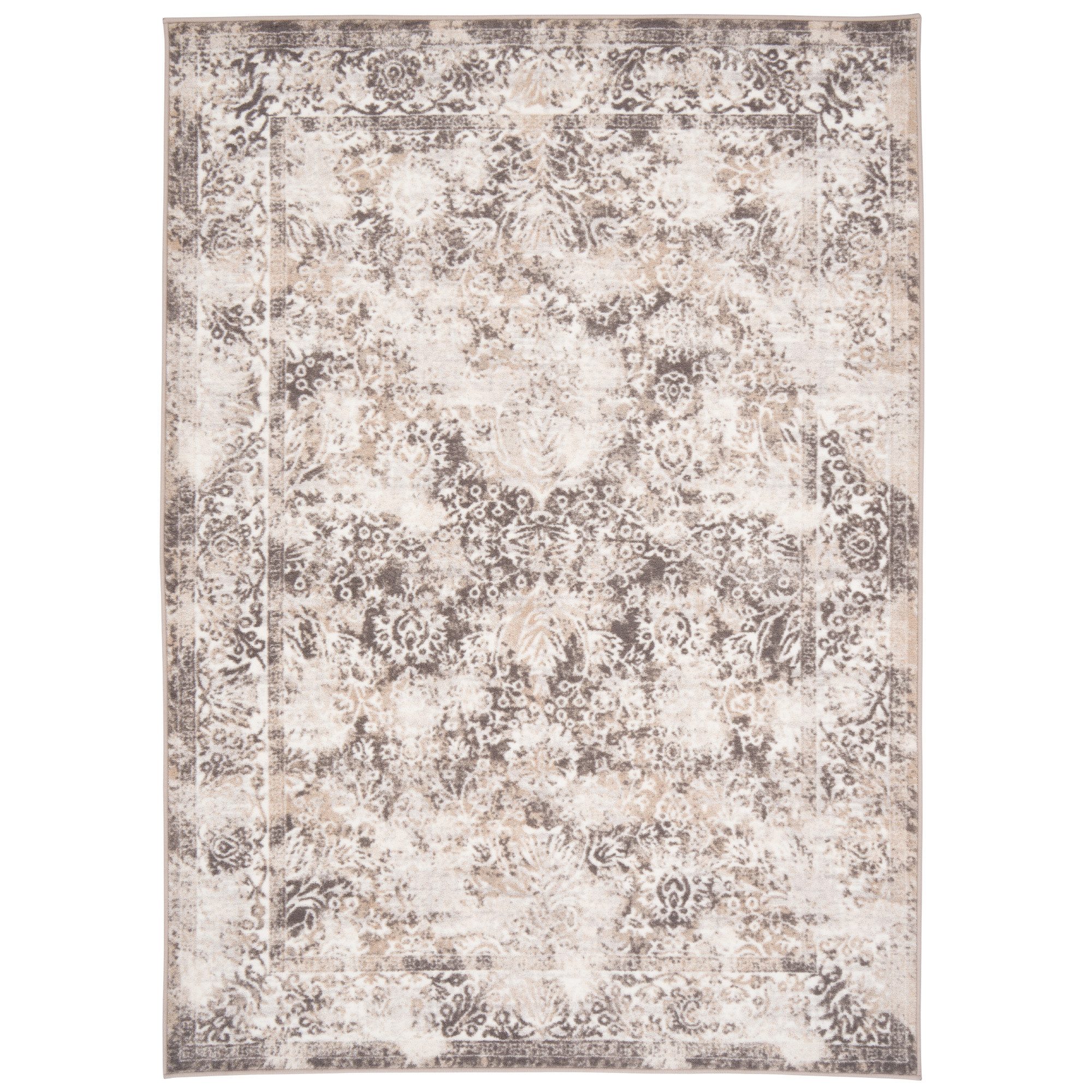 Pergamon Designteppich Designer Teppich Tawira Vintage Bordüre, Rechteckig, Höhe: 12 mm