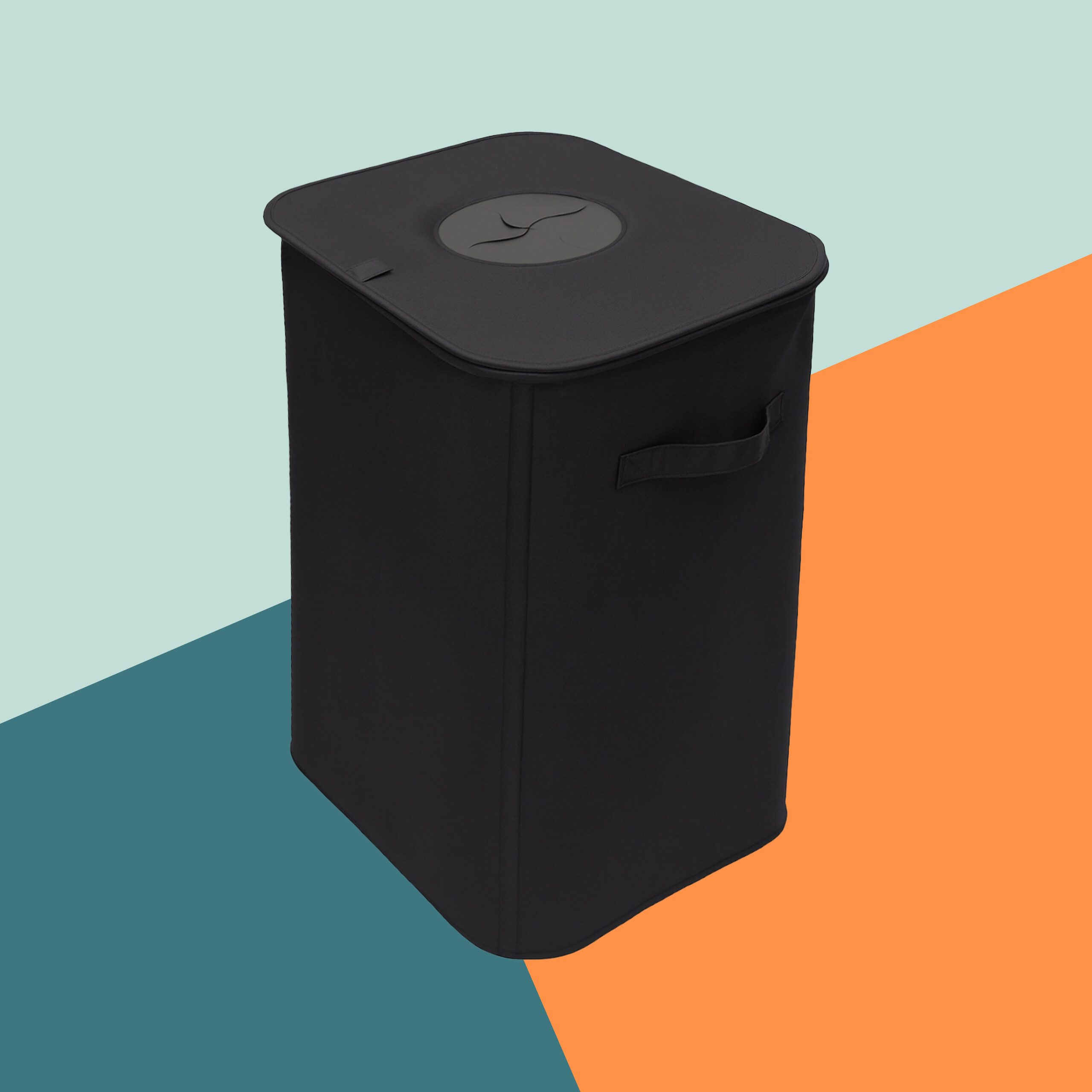 relaxdays Flaschensammler Pfandflaschen-Sammelbehälter 100 l, schwarz