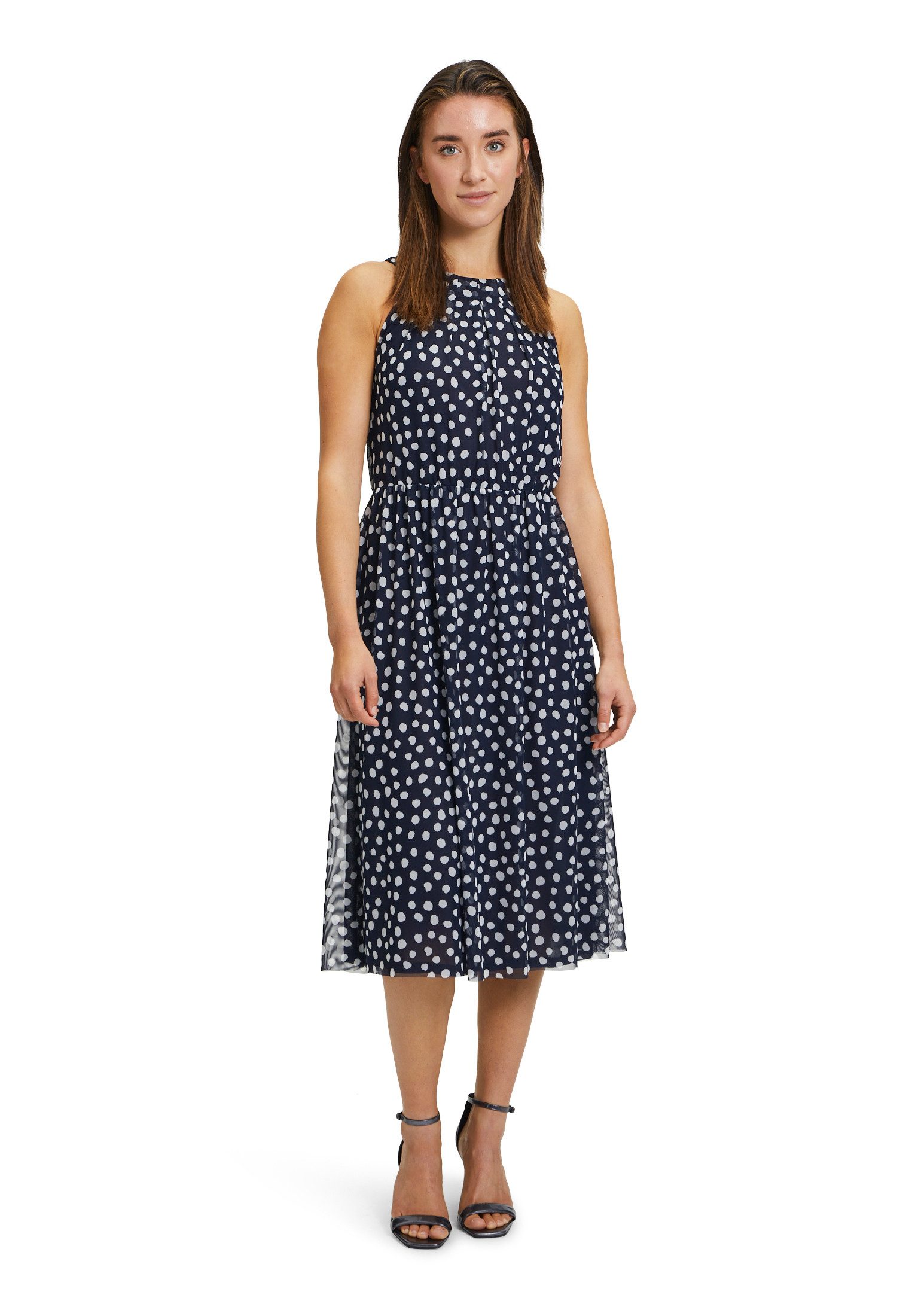 Neckholderkleid Betty & Co Damen Sommerkleid Neckholder Kleid ohne Arm