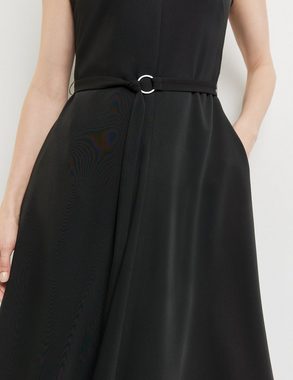 GERRY WEBER Midikleid Fließendes Kleid mit Bindebändern