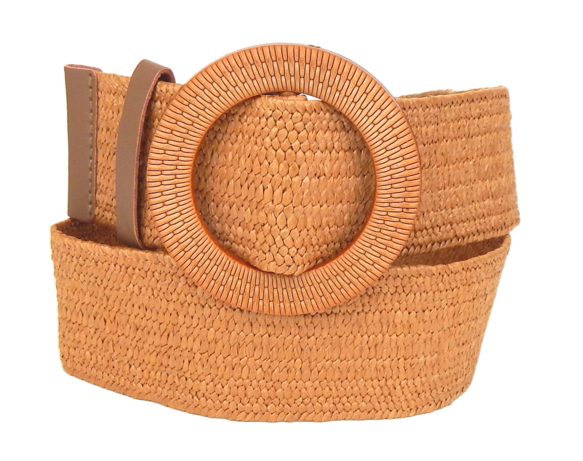 Ella Jonte Flechtgürtel sommerlicher Boho Stretchgürtel in Bastoptik 80-95 günstig online kaufen