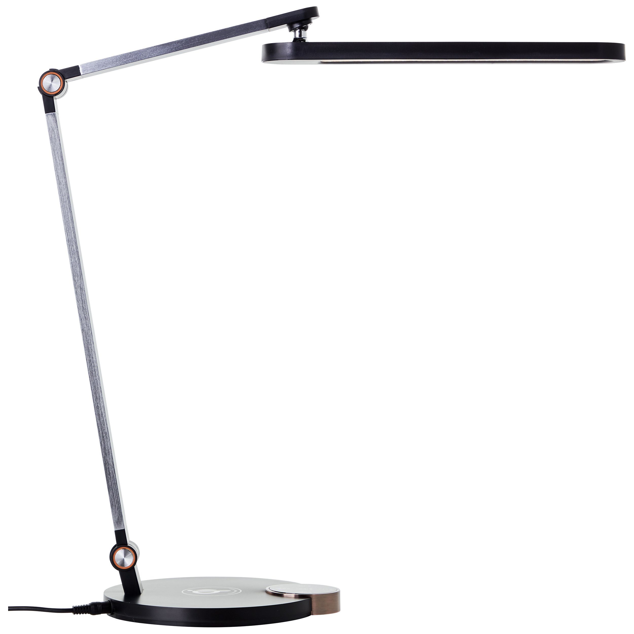 Brilliant LED Schreibtischlampe Officehero, Dimmfunktion, LED fest integriert, warmweiß - kaltweiß, Wireless charging, 1000 lm, dimmbar, CCT – Bild 4 von 5