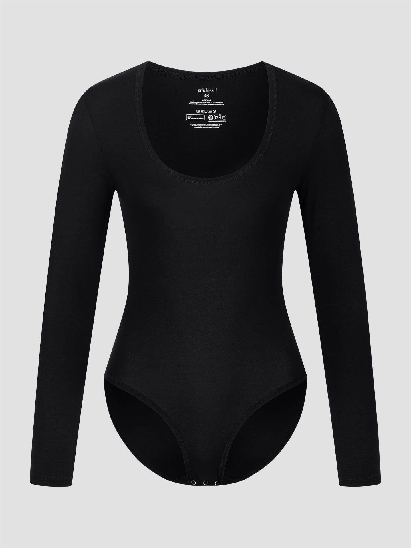 Erlich Textil Body Light Touch Langarm Body aus weichem Lyocell (1-tlg)