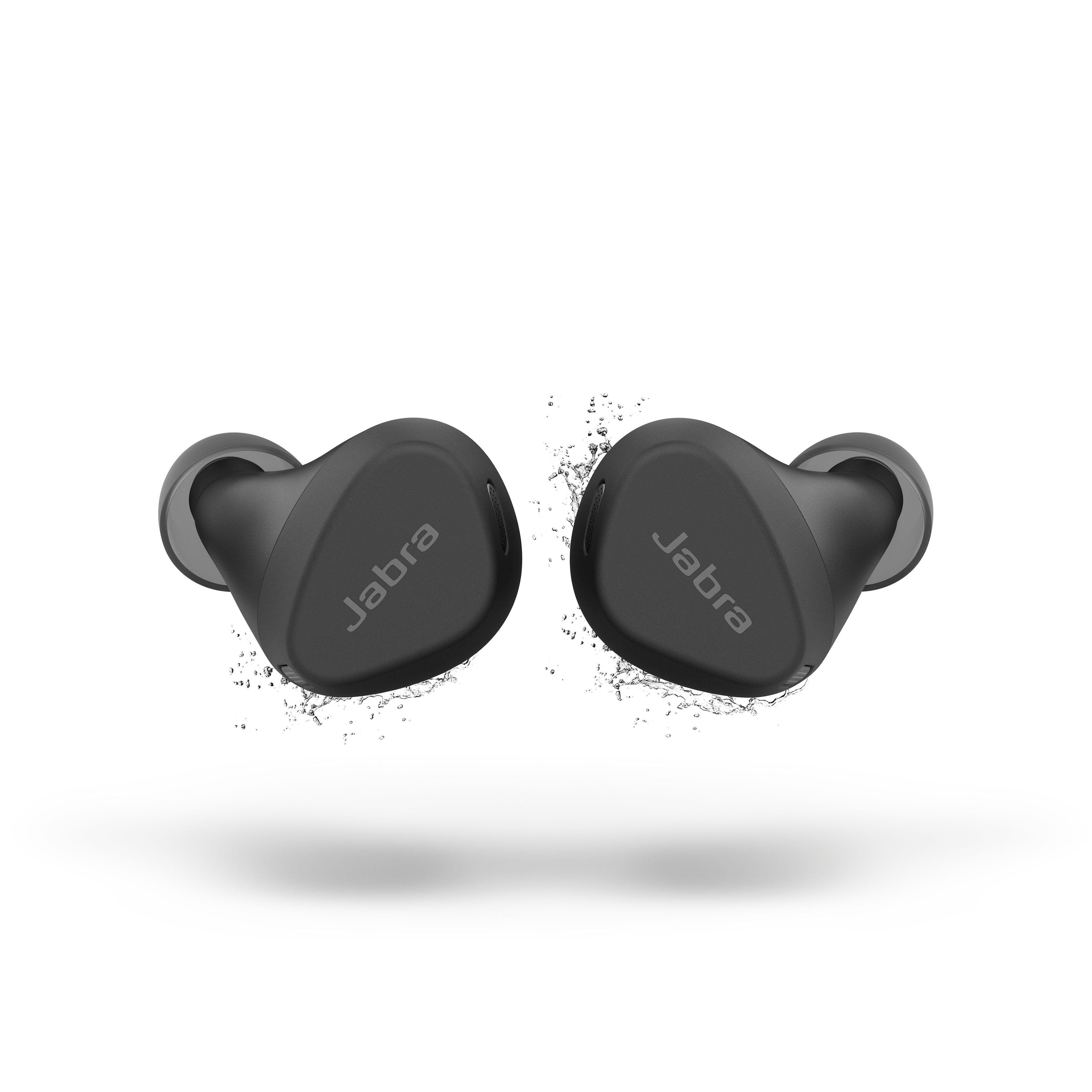 Jabra Elite 4 active Bluetooth-Kopfhörer (Active Noise Cancelling (ANC), Freisprechfunktion, Sprachsteuerung, True Wireless, integrierte Steuerung für Anrufe und Musik, Alexa, Google Assistant, Siri, Bluetooth) schwarz