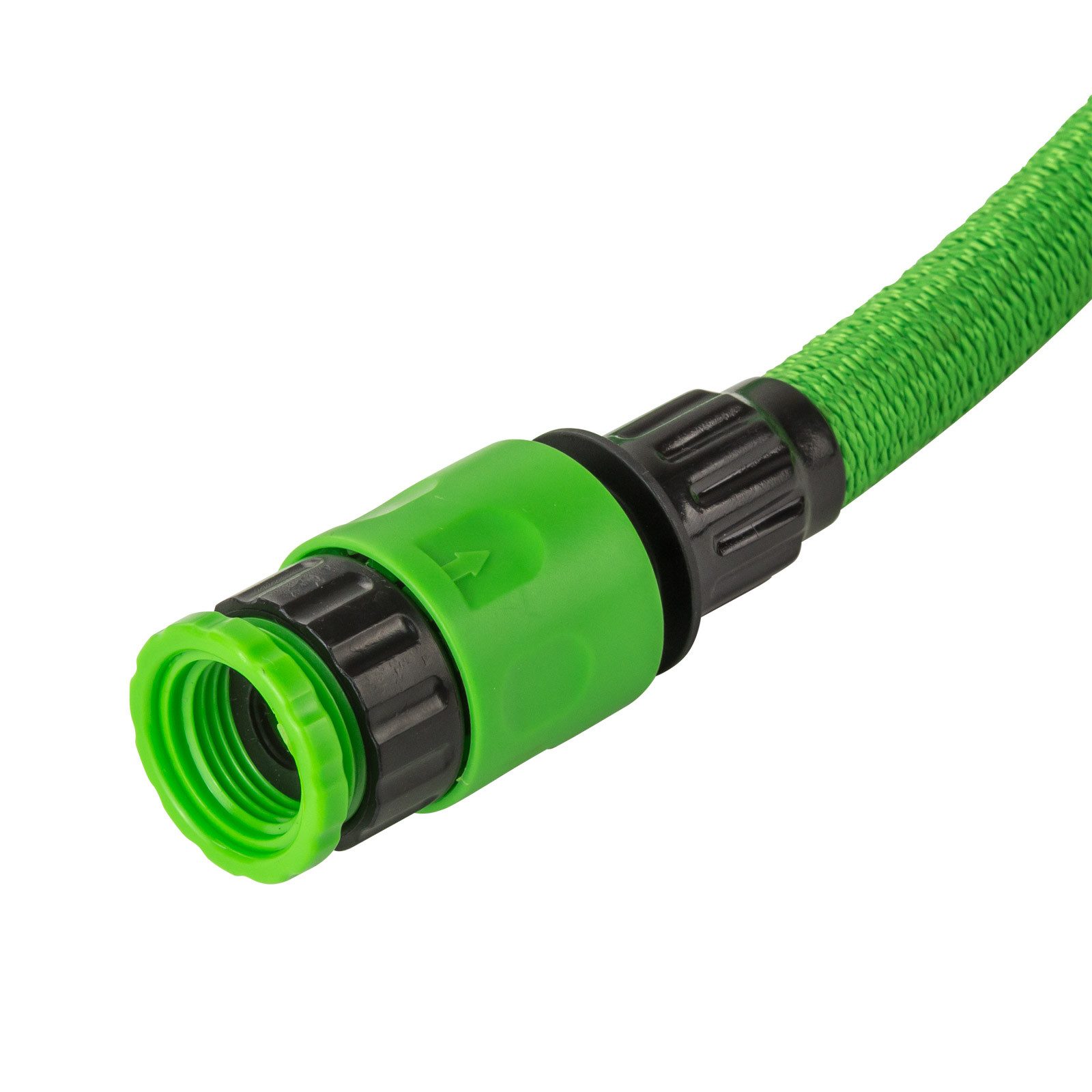 DEMA Gartenschlauch Gartenschlauch Grün 5-15 m dreifache Dehnung verknotungsfrei