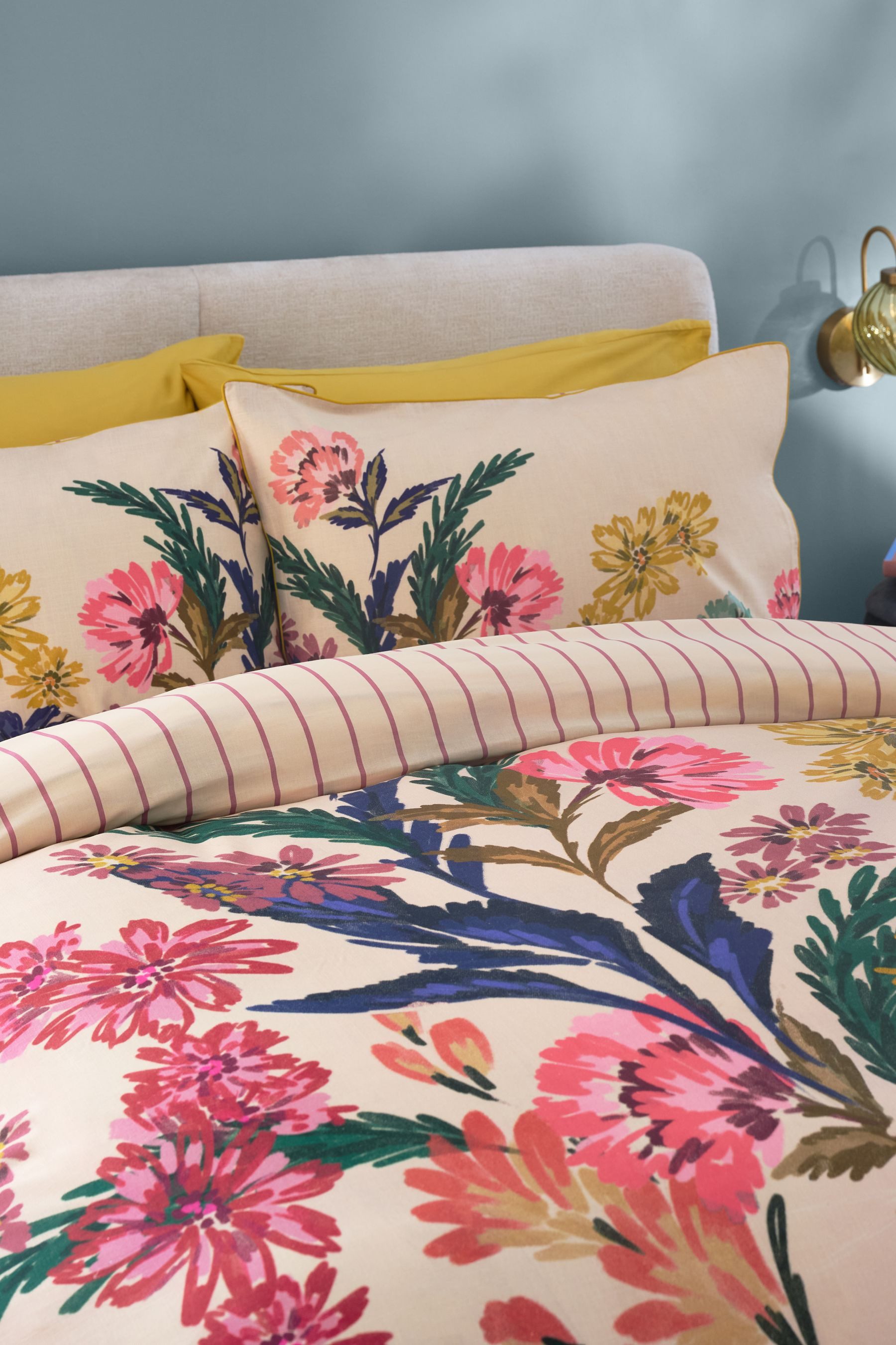 Next Bett-Set Wendbare Bettwäsche Herbstblumen, Bezug: günstig online kaufen