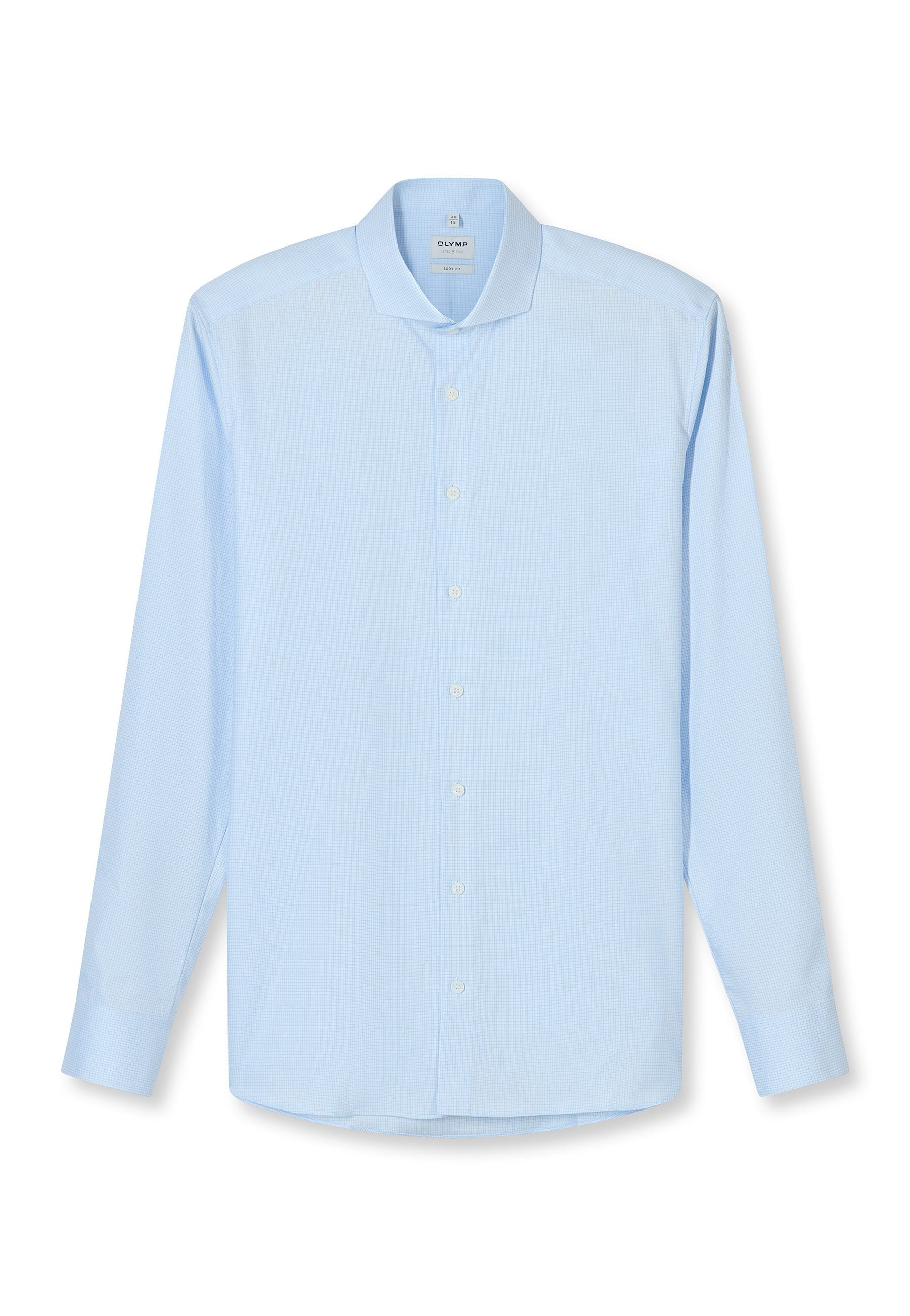 OLYMP Businesshemd OLYMP Level Five, body fit, Haifisch