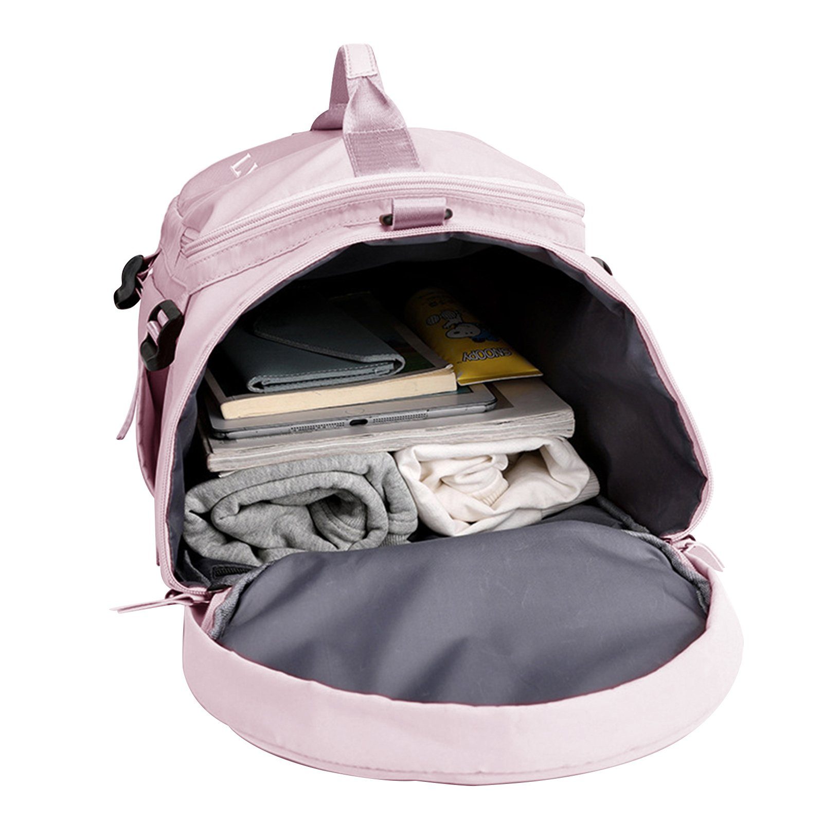 Rucksack Reisetasche für Sporttasche Schulrucksack, Tasche Laptop Schwimmen Schuhfach mit Handgepäck, Fitnessstudio Yoga Reisen Rosa (Notebook Rucksack OKWISH Sport Nasstasche), Uni Freizeitrucksack Fitness Rucksäcke, Weekender Reiserucksack Schule Reisen Schultasche, Gym und Sportrucksack