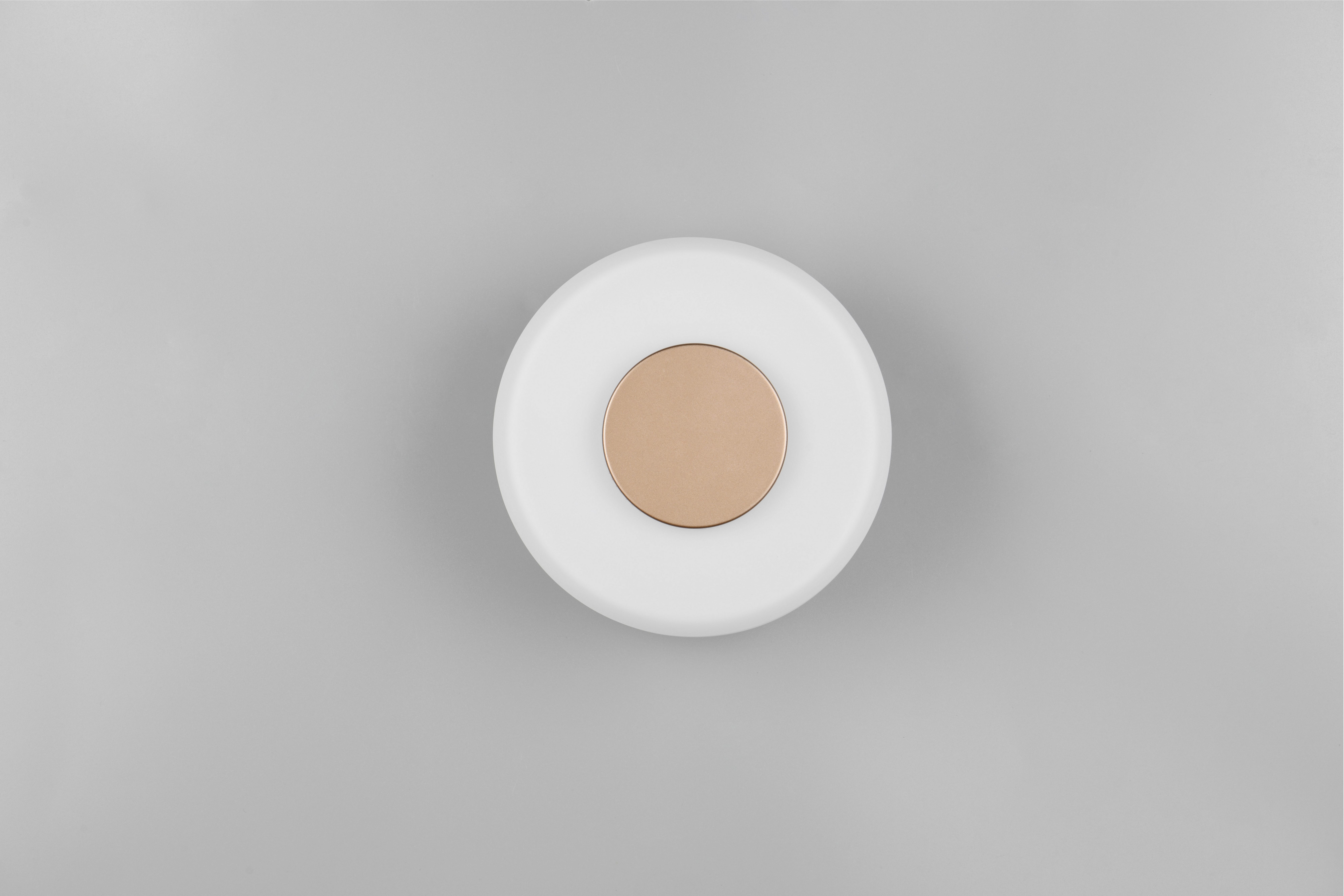 TRIO Leuchten LED Wandleuchte CELESTE, LED Wandlampe aus Metall und Glas Ø 22cm, 10W 1100 Lumen, Dimmfunktion, LED fest integriert, Warmweiß, 3-Stufen dimmbar über Wandschalter, elegante moderne Wandlampe Flur