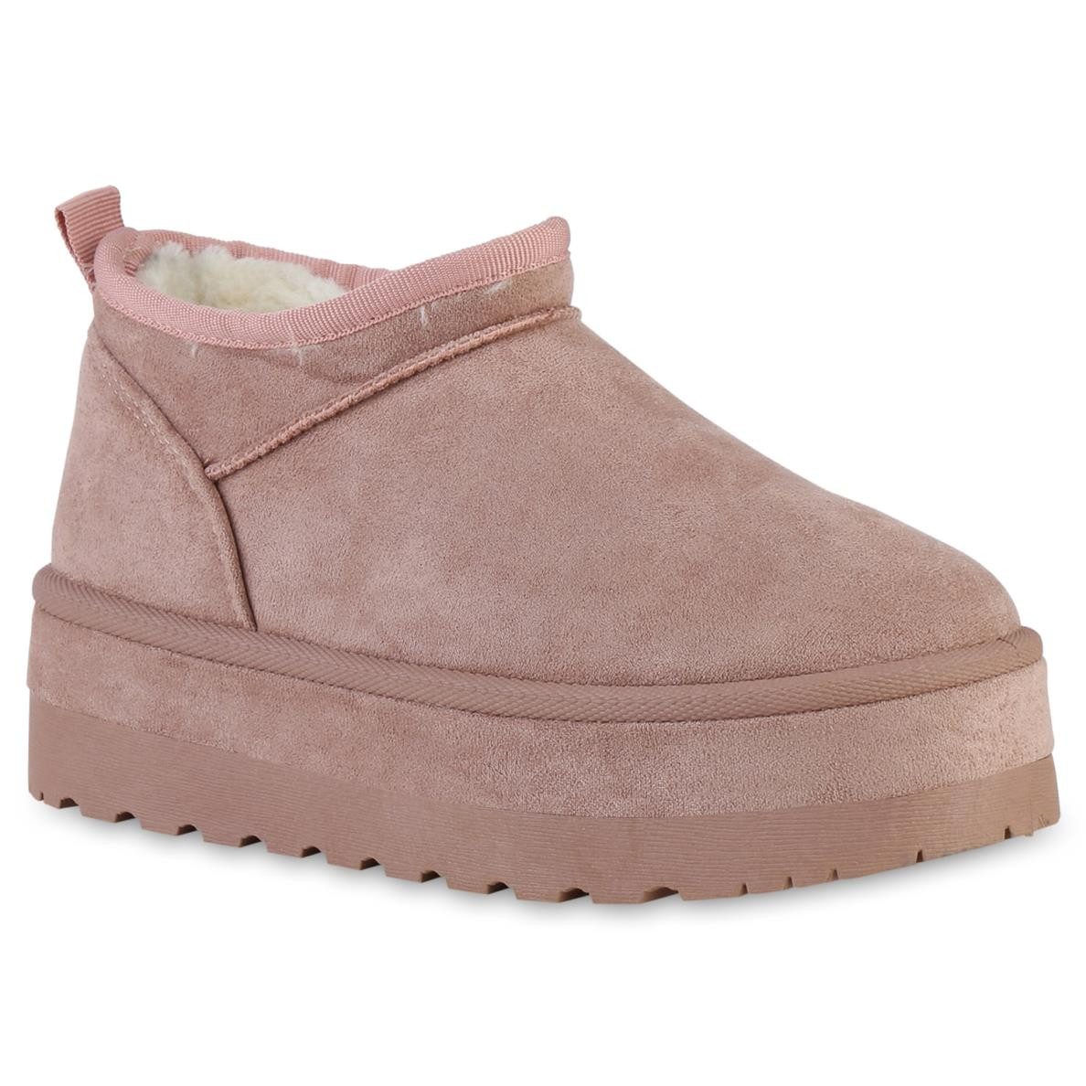 VAN HILL 841362 Winterstiefelette Damen Warm Gefüttert Winter Boots Stiefel günstig online kaufen