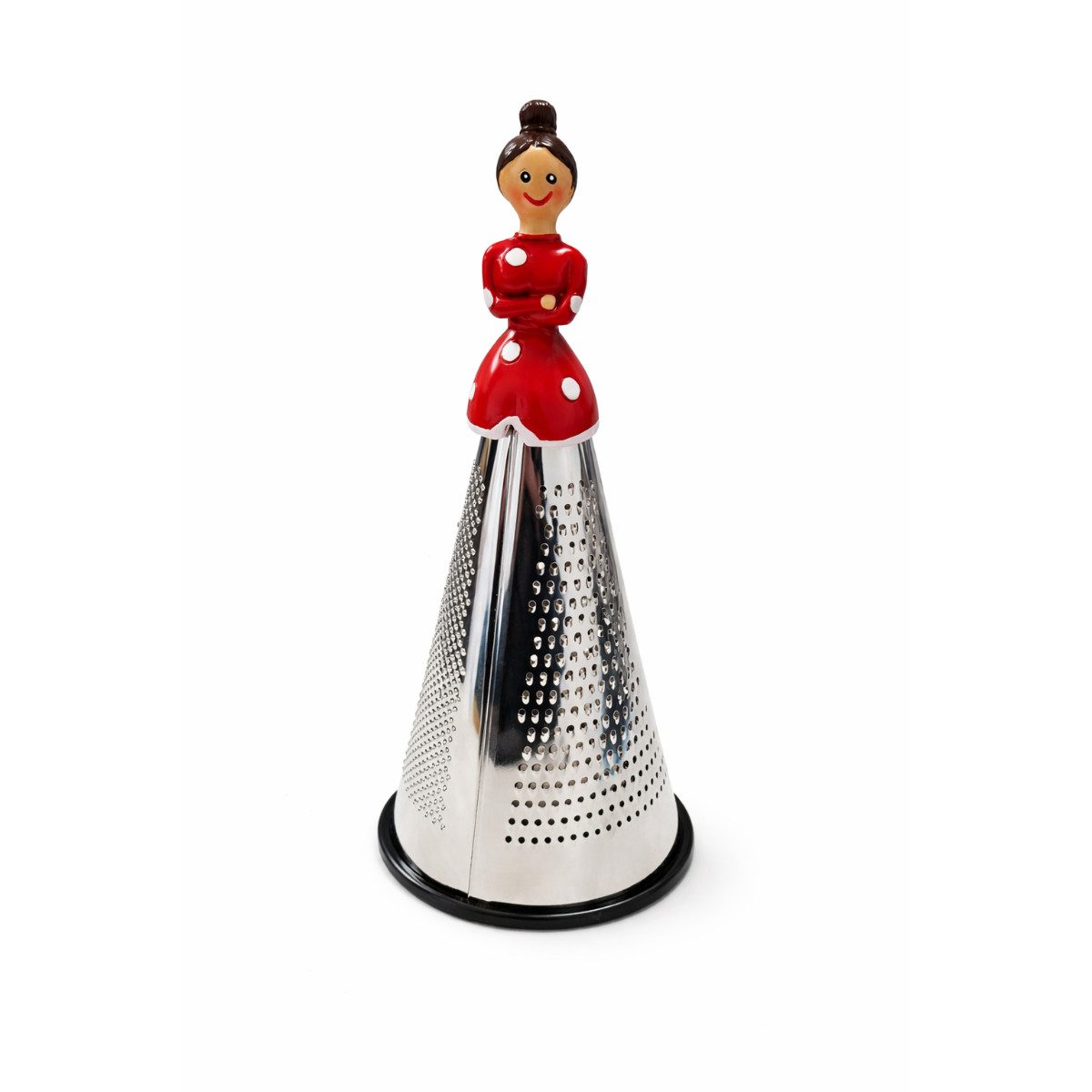 genialo Küchenreibe Runde Küchenreibe mit 3 Reibflächen – dekoratives Design, (1-St)