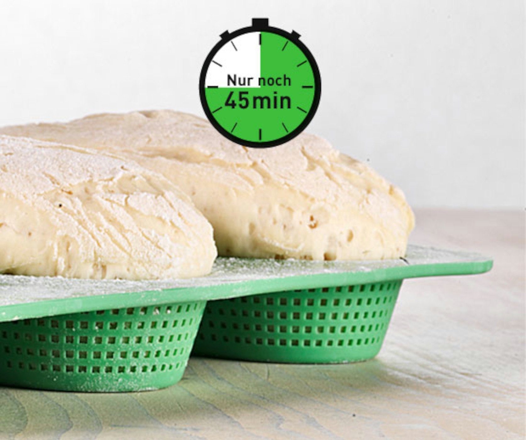 Betty Bossi Brotbackform Backform Mini-Baguettes, (2-tlg), Silikon