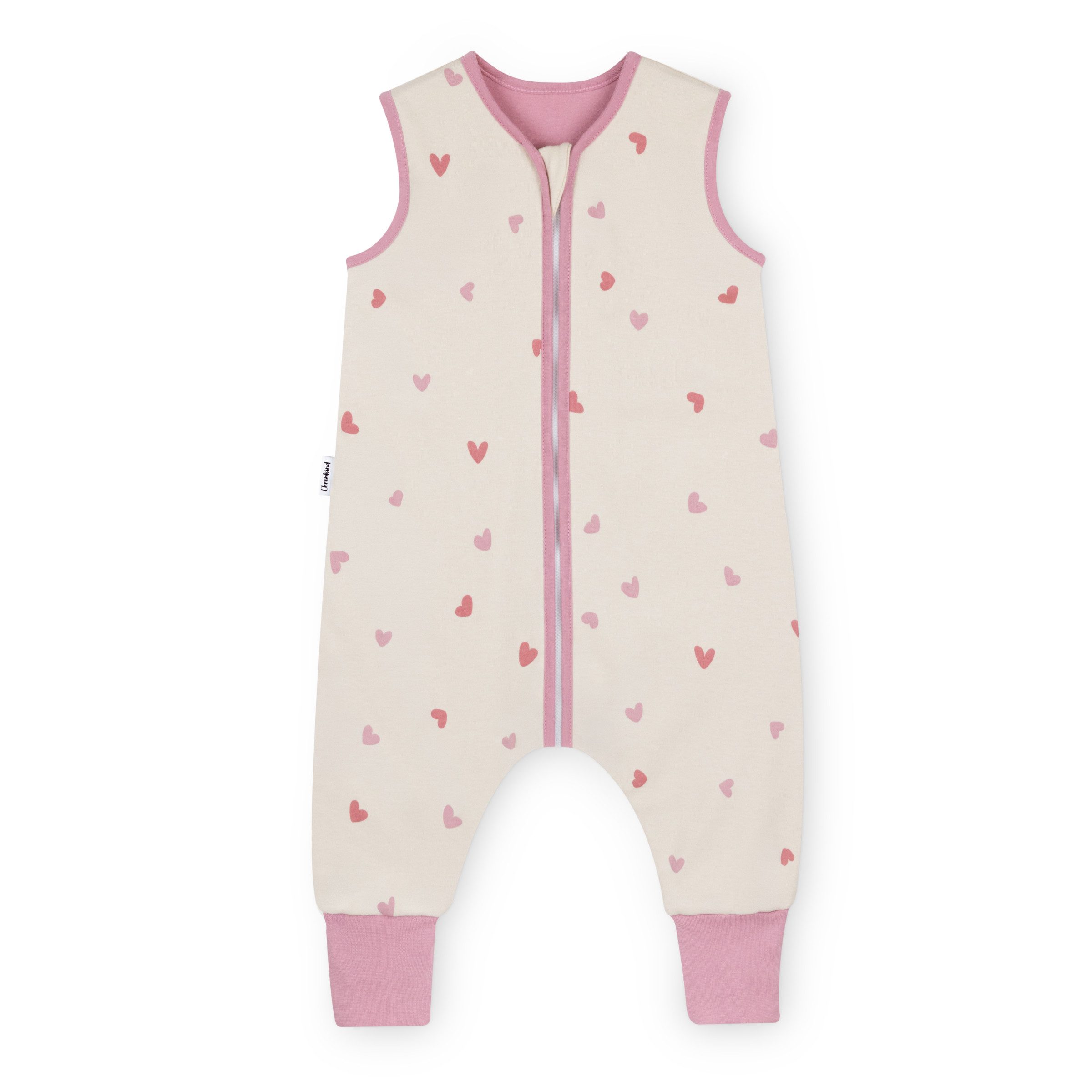 Ehrenkind Babyschlafsack Sommer Schlafsack mit Füßen, Bio-Baumwolle, 1 TOG (Standard by OEKO-TEX, 100% Bio-Baumwolle, Sommerschlafsack mit Beinen, 1.0 TOG), Schlafsack Baby, Baby Schlafsack