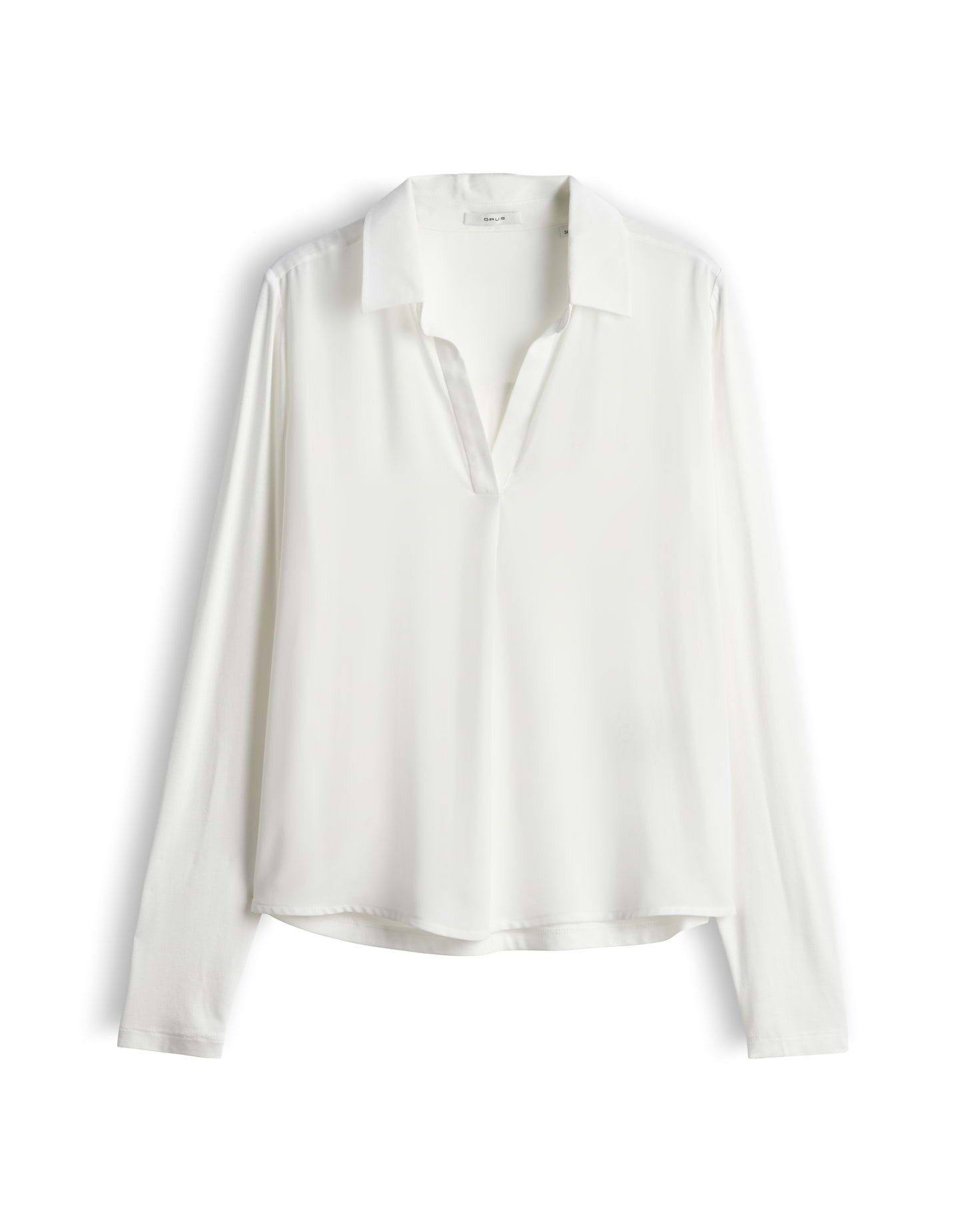 OPUS Shirtbluse Shirtbluse Flasti aus Material Mix