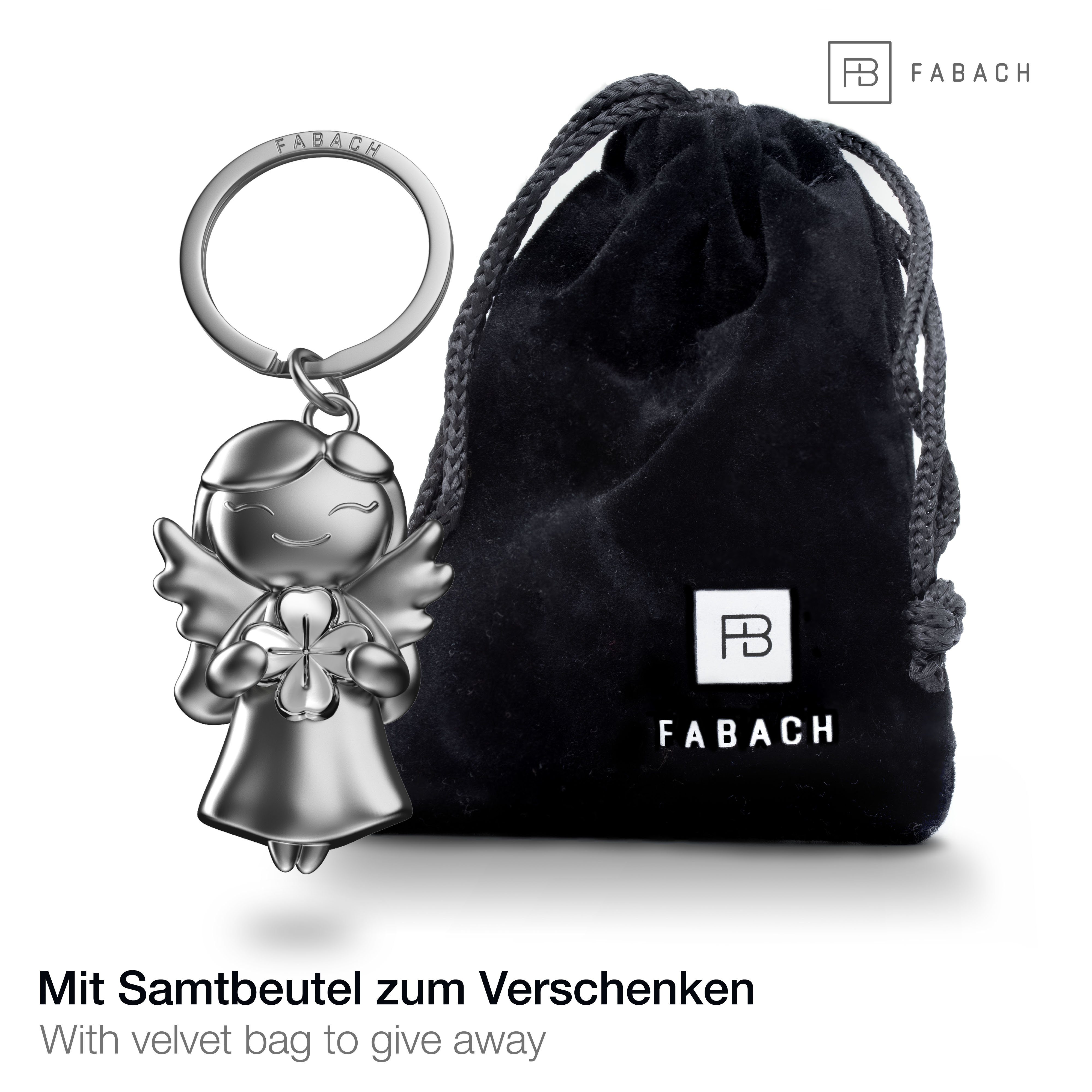 FABACH Schlüsselanhänger Schutzengel "Star" mit Kleeblatt günstig online kaufen