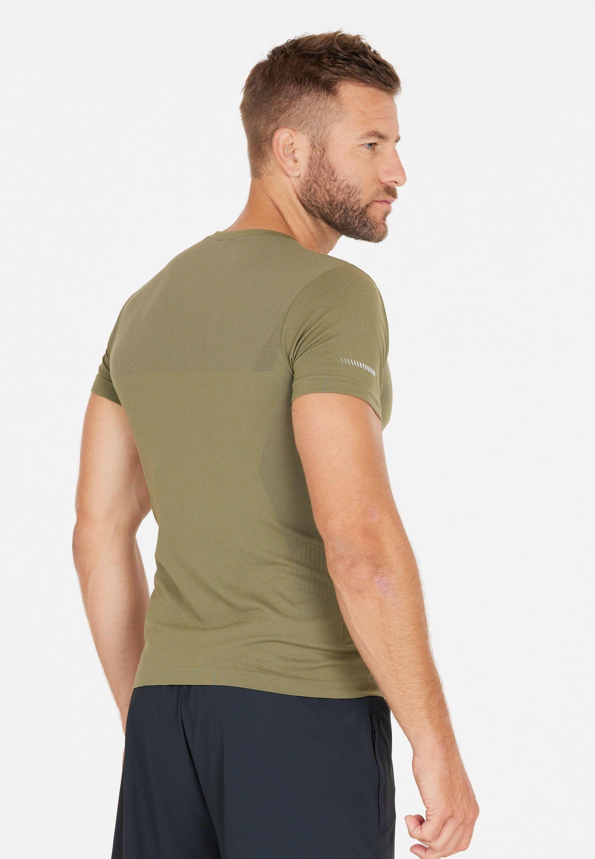 Funktionsshirt khaki Elementen Jaro reflektierenden mit ENDURANCE