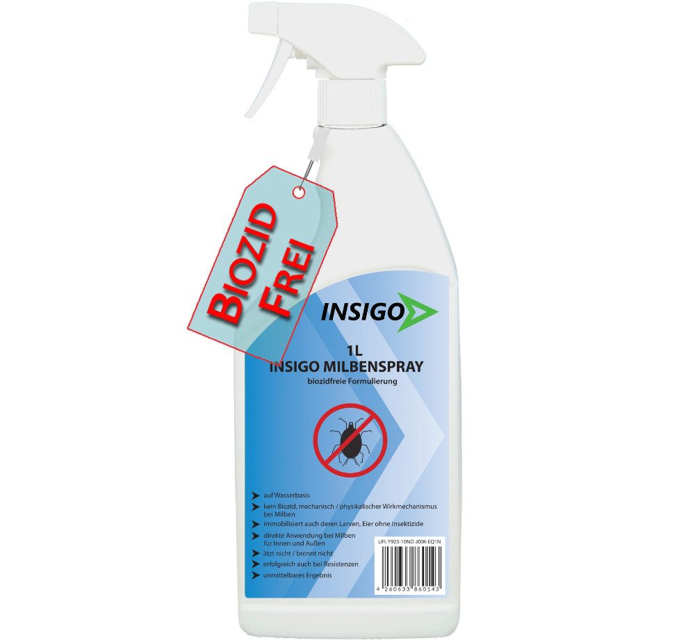 Insektenspray Anti Milben-Spray Milben-Mittel Ungezieferspray