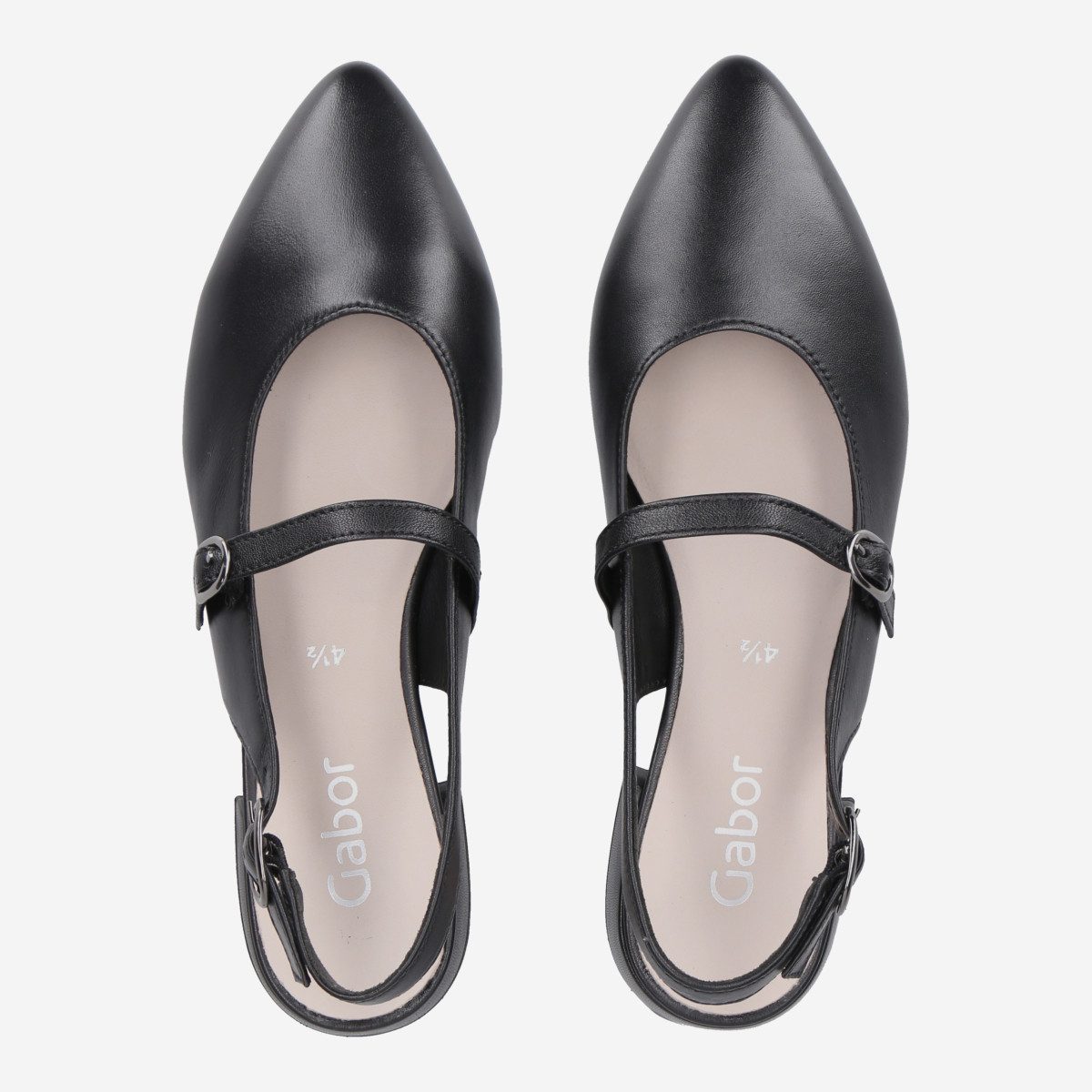 Gabor Gabor 41.502.27, Peeptoes & Slingpumps, Schwarz, Damen Peeptoepumps