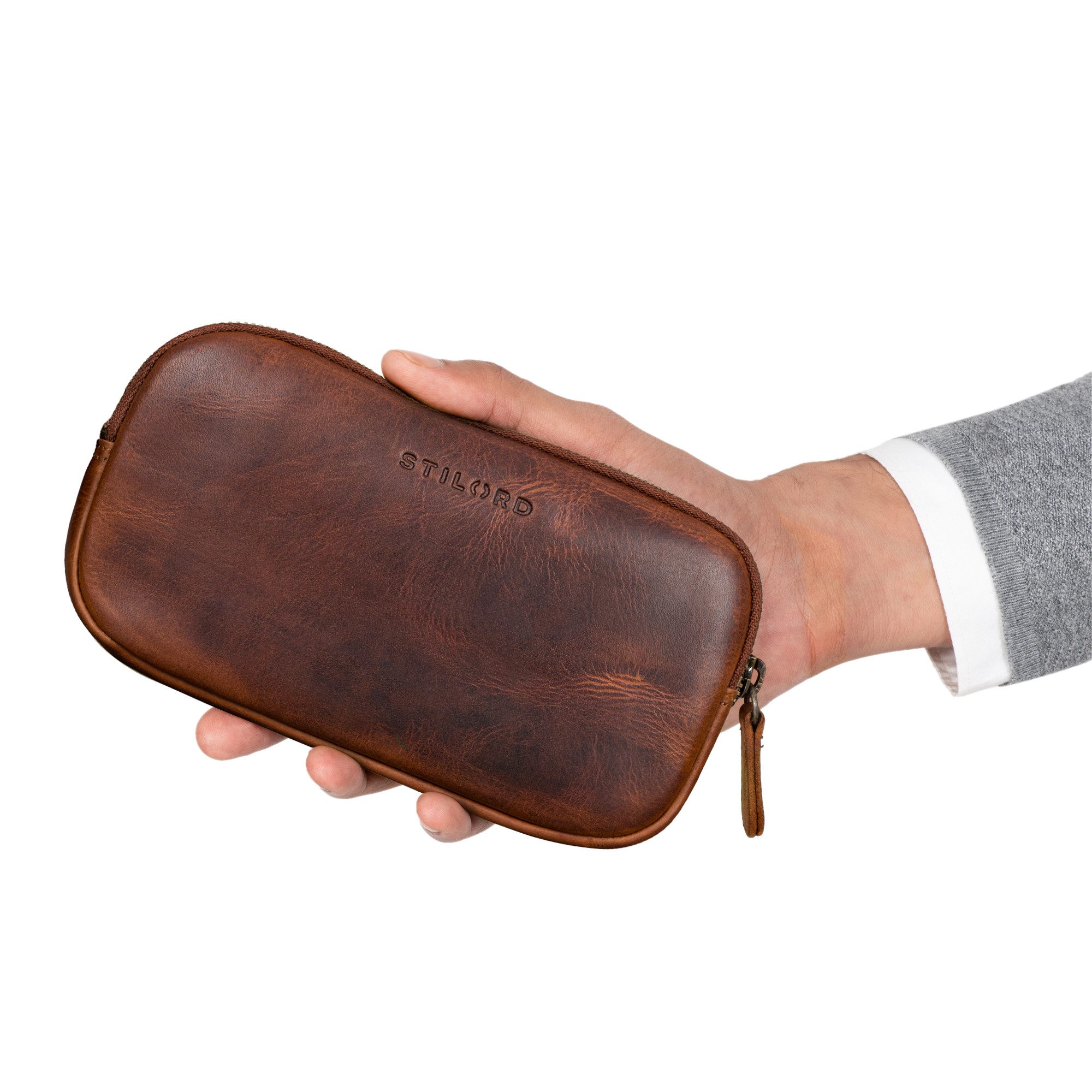STILORD Etui "Mike" Vintage Ledermäppchen günstig online kaufen