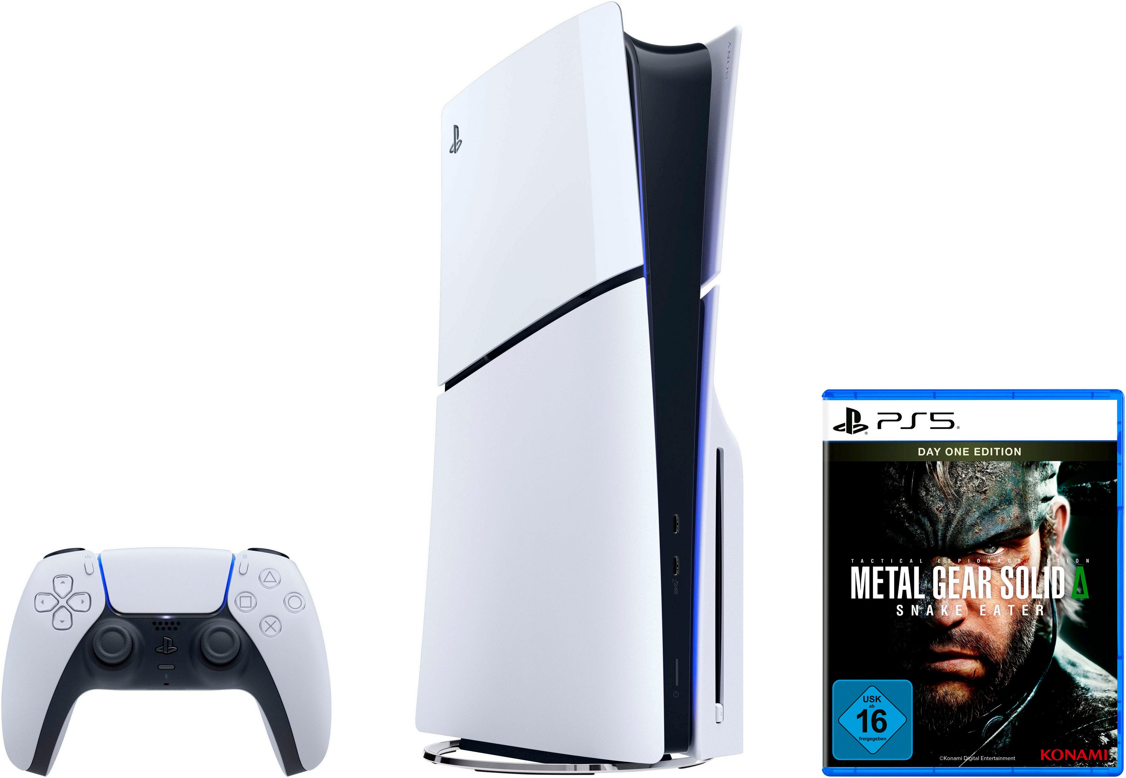 PlayStation 5 PS5 Disk Edition (Slim) + Metal Gear Solid Delta - Snake Eater 1TB