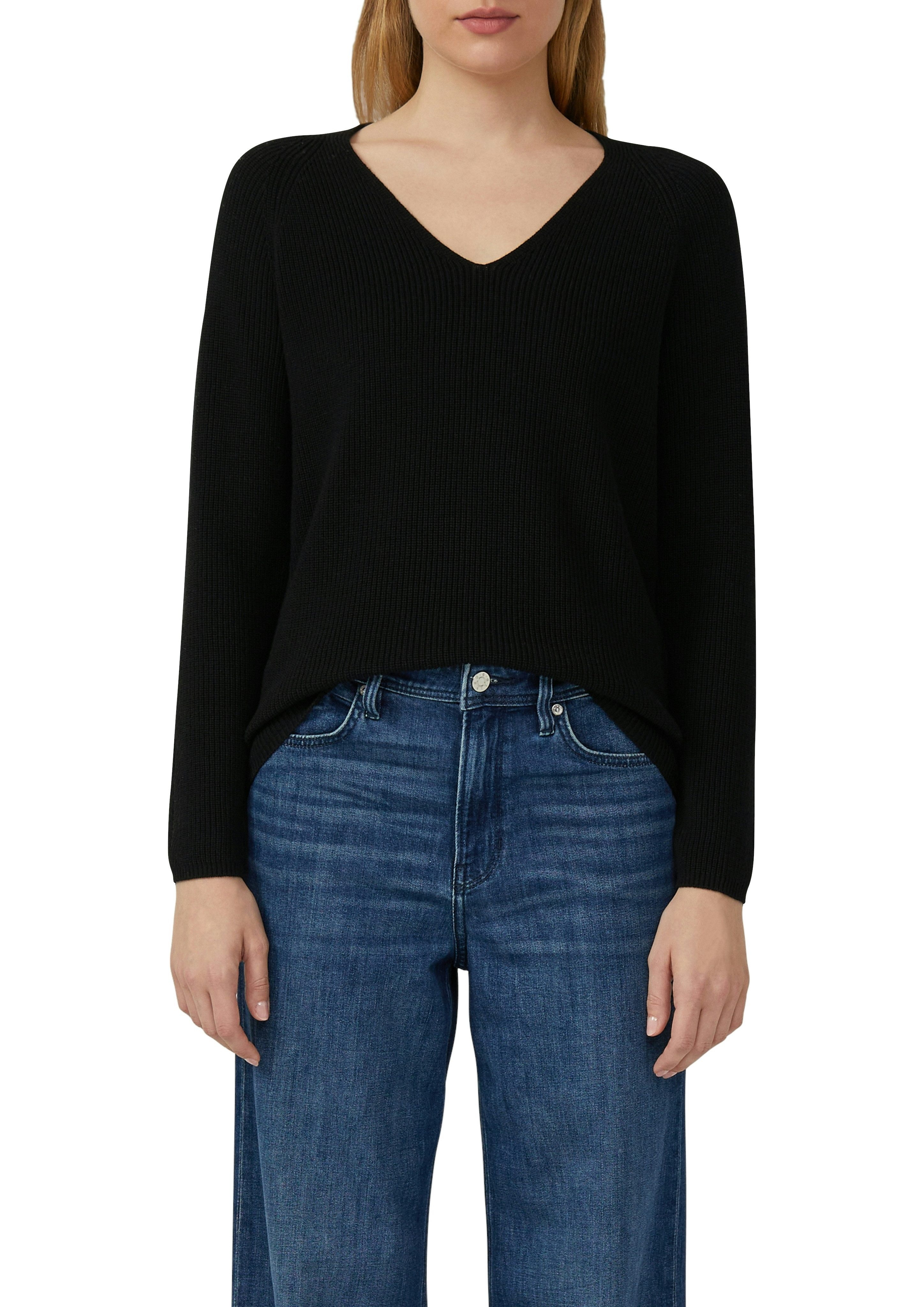 s.Oliver Strickpullover mit V-Ausschnitt