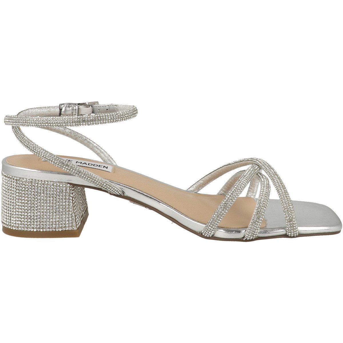 STEVE MADDEN Cerena Damen Sandalette High Heels, Sandalen, Pumps, Sommerschuhe, Riemchen