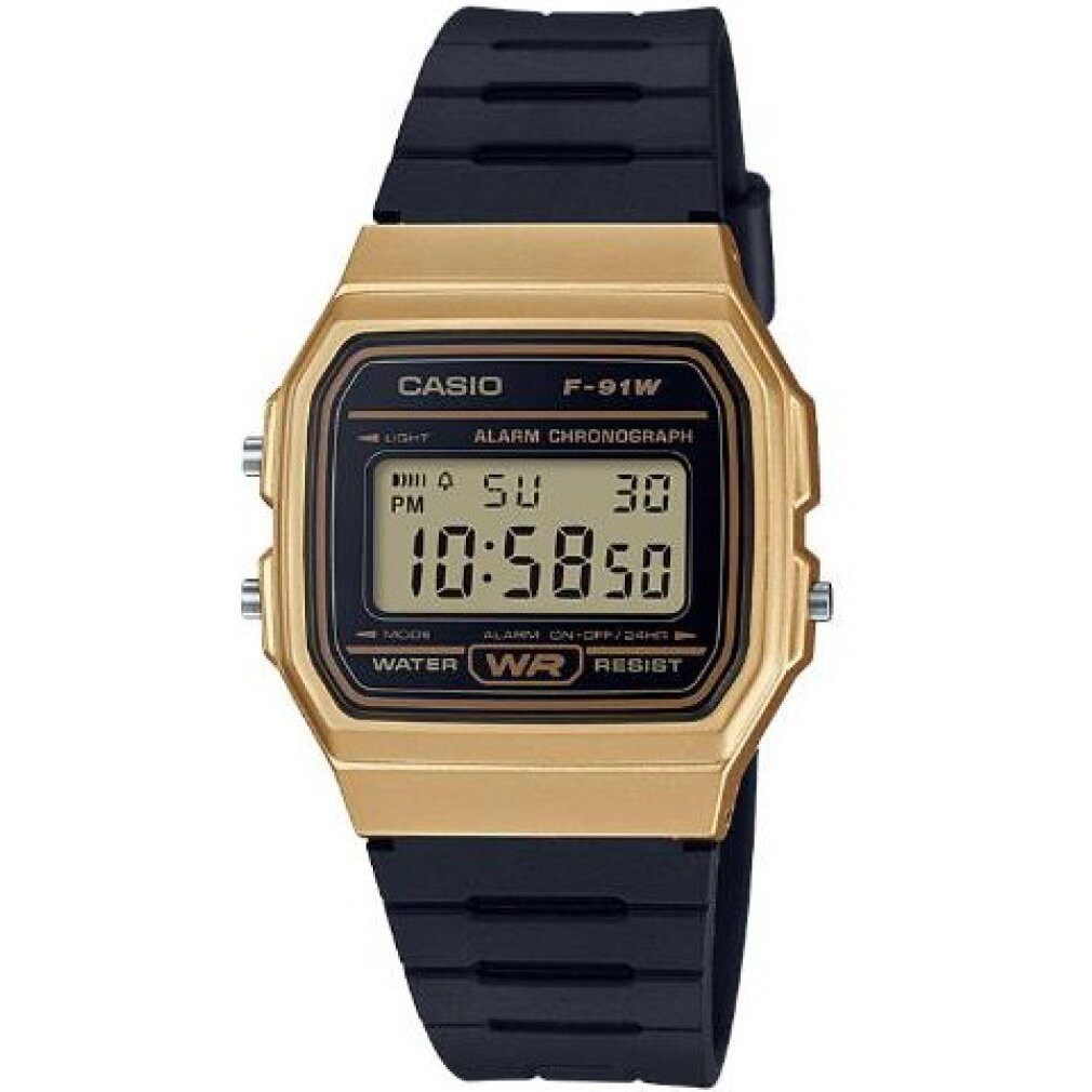 CASIO Luxusuhr Unisex Erwachsene-Armbanduhr F-91WM