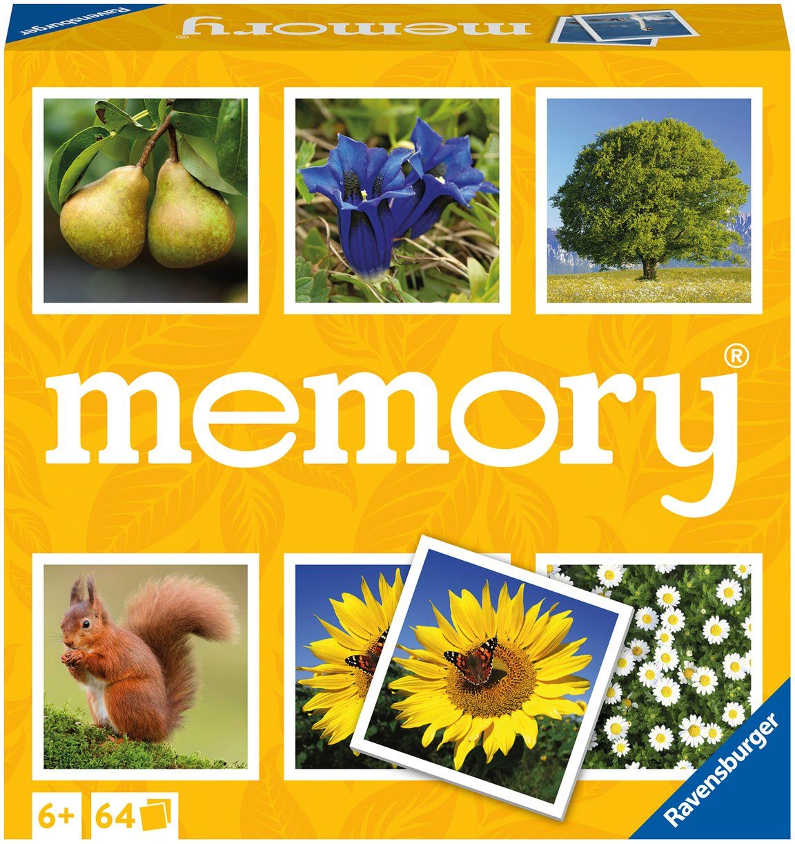 Ravensburger Spiel Natur memory®, Merkspiel, Made in Europe
