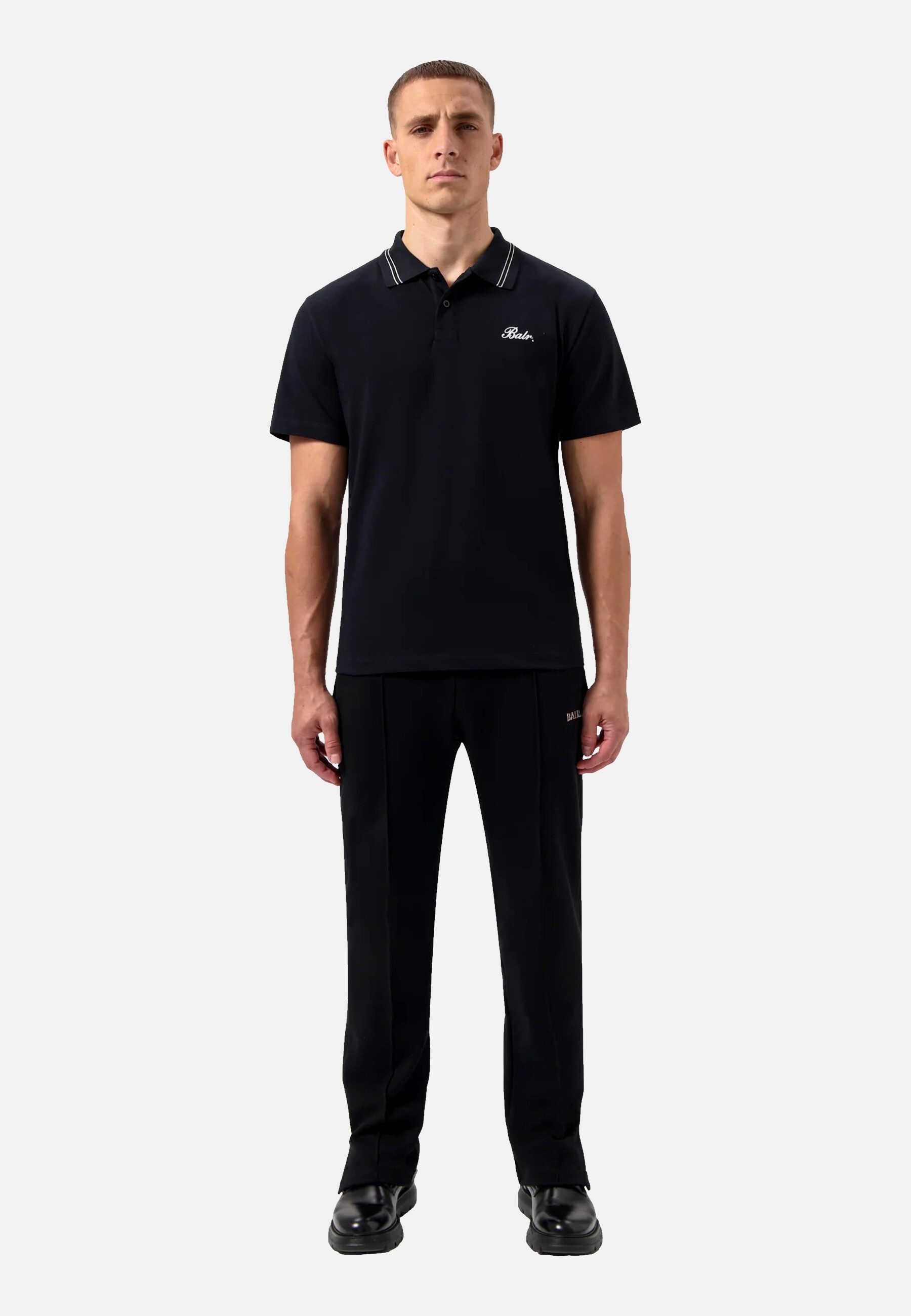 BALR. Poloshirt Poloshirt Tape Kurzarmshirt mit Polokragen (1-tlg., 1)