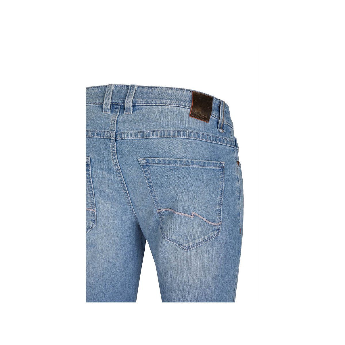 5-Pocket-Jeans bleached Hattric weiß (1-tlg)