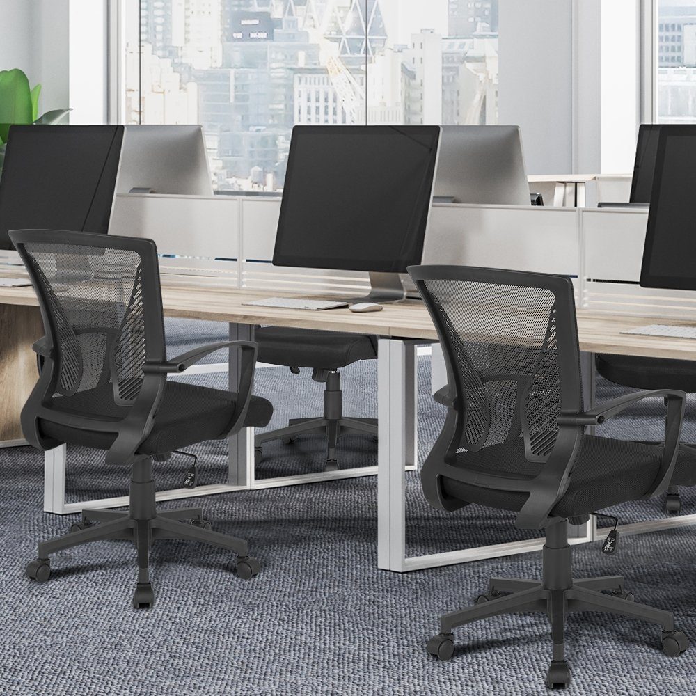 Yaheetech Bürostuhl, Schreibtischstuhl mit Wippfunktion günstig online kaufen